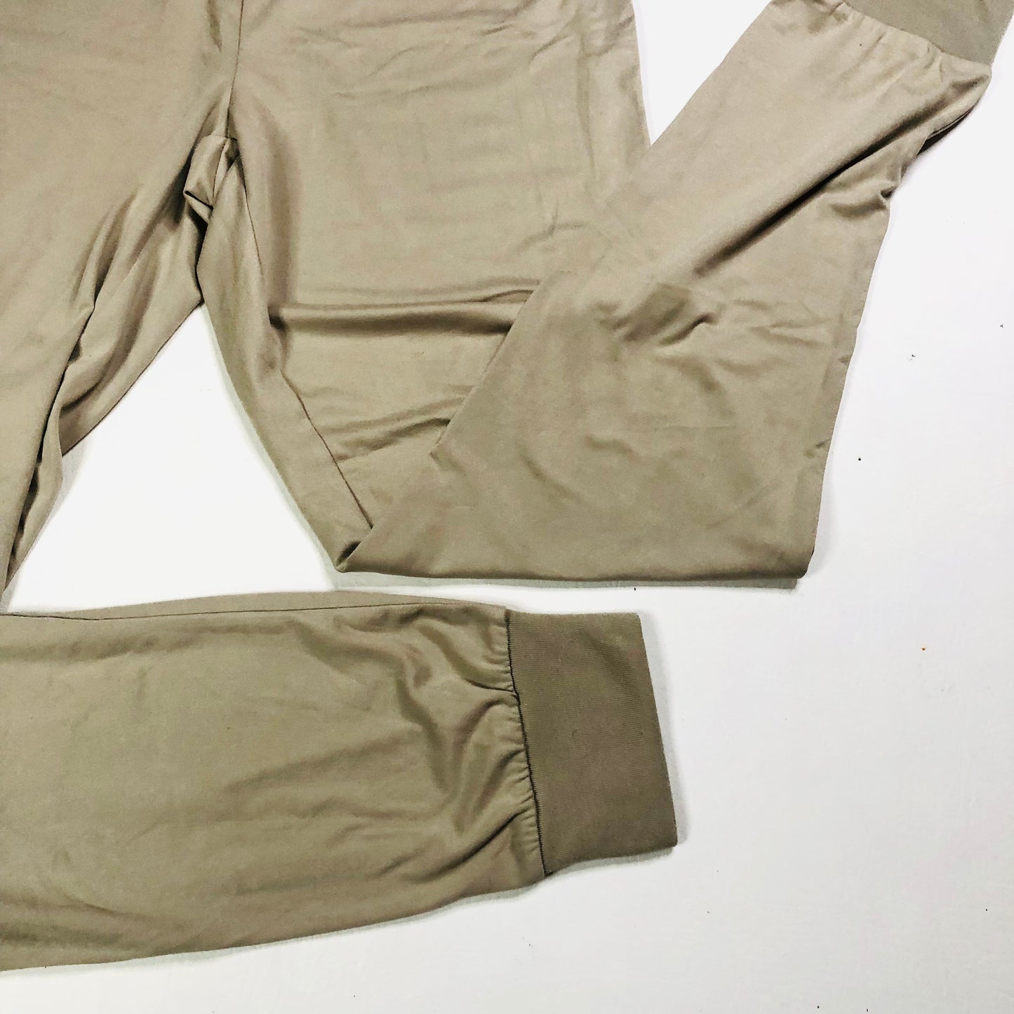Chelsea Peers Beige Soft Lightweight Jersey Lounge Pants Joggers Size XXS (UK 6)
