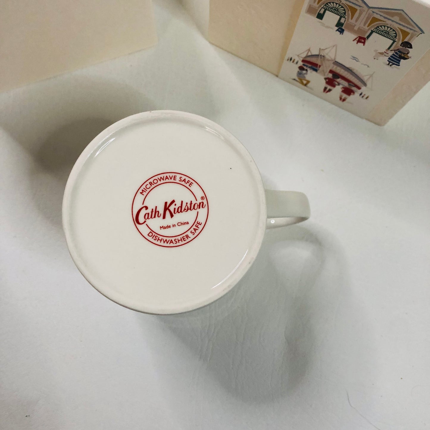 Cath Kidston Cardiff Welsh Scenery Drinking Mug Tea Coffee Stoneware Boxed NEW
