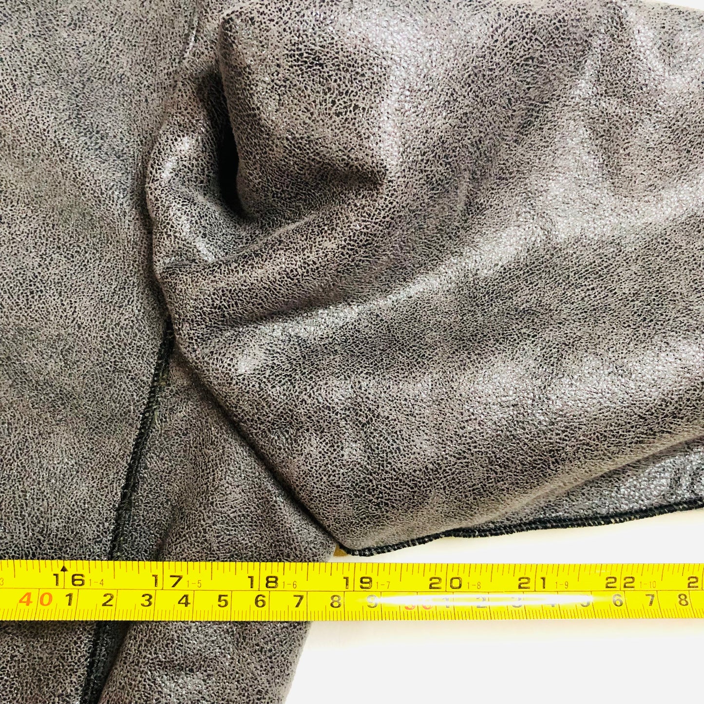 Armani Jeans Faux Fur/Leather Brown/Grey Biker Jacket Sherpa Style USA 8 (UK 12)