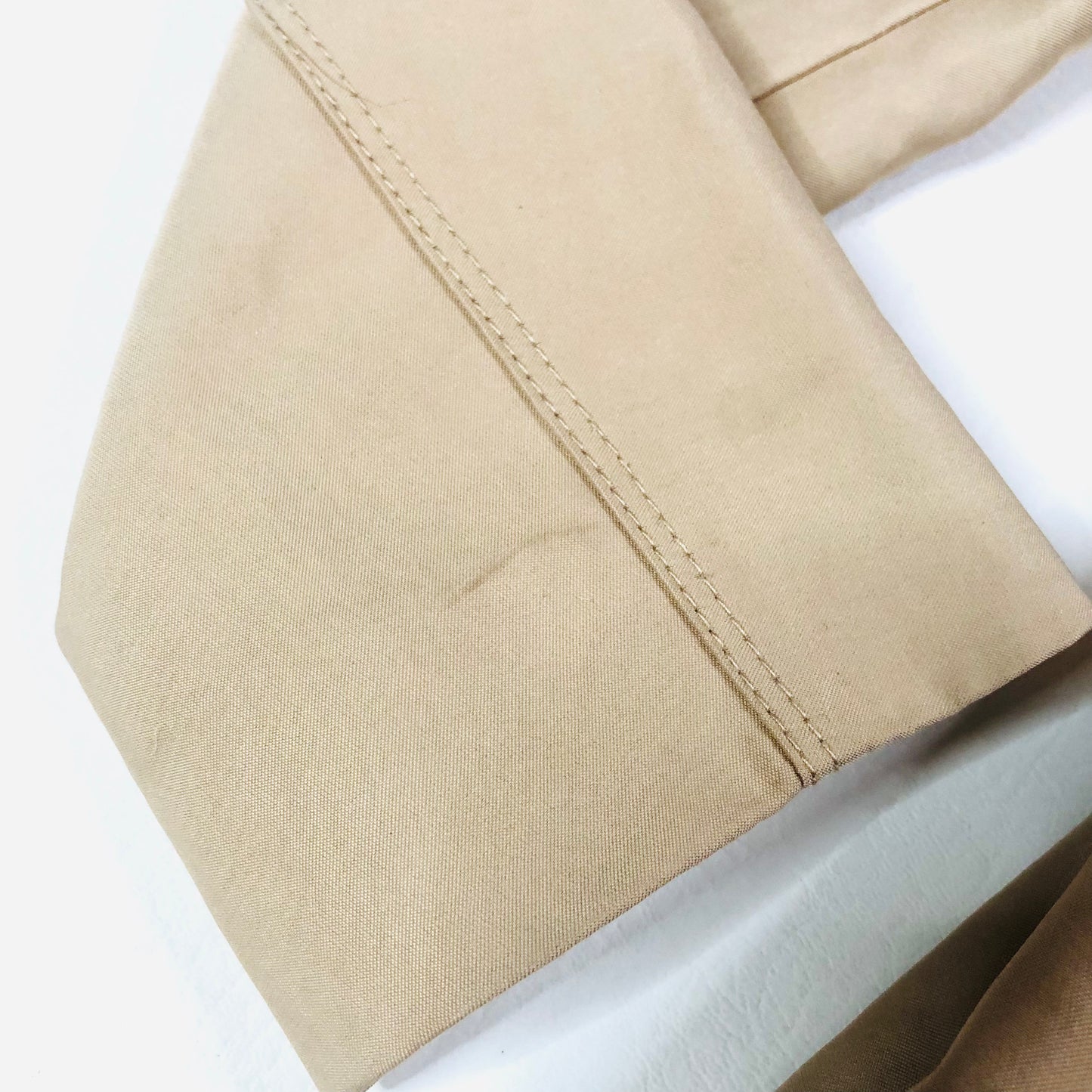 Zara Beige Trench Coat Belted Button Up Double Breasted Mid Length Size Small