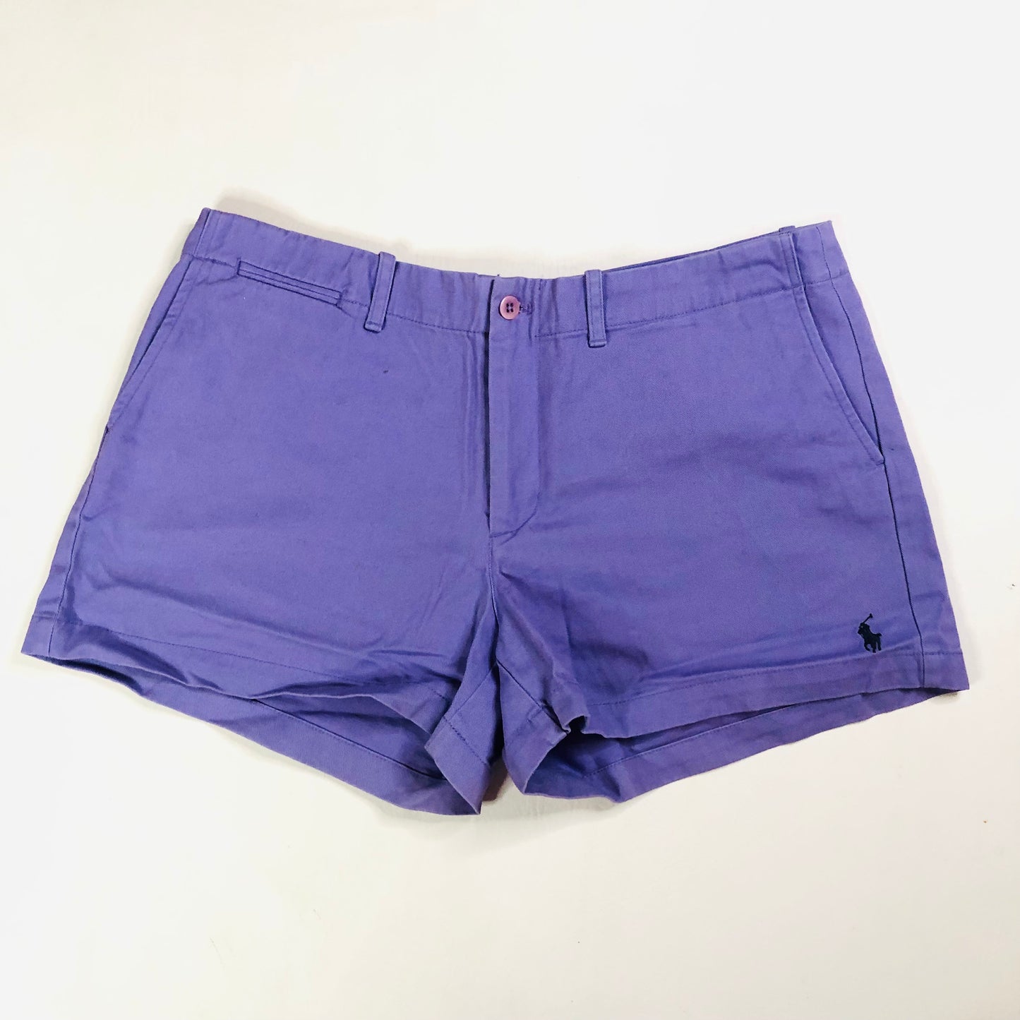 Ralph Lauren Sport Purple Lavender Preppy Hot pant Shorts Size UK 12