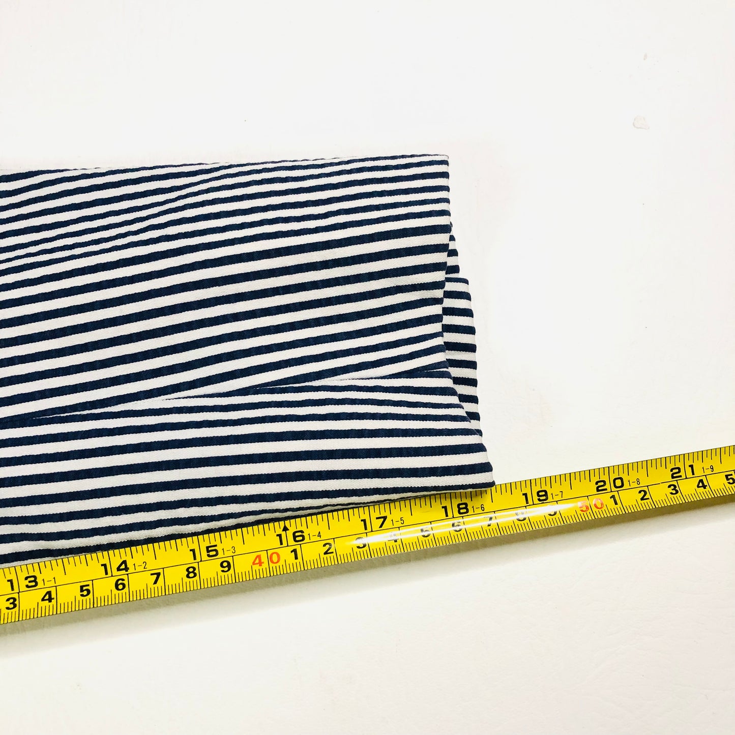Vilagallo Designer Navy Blue & White Striped Summer Blazer Jacket Size 40 (12)