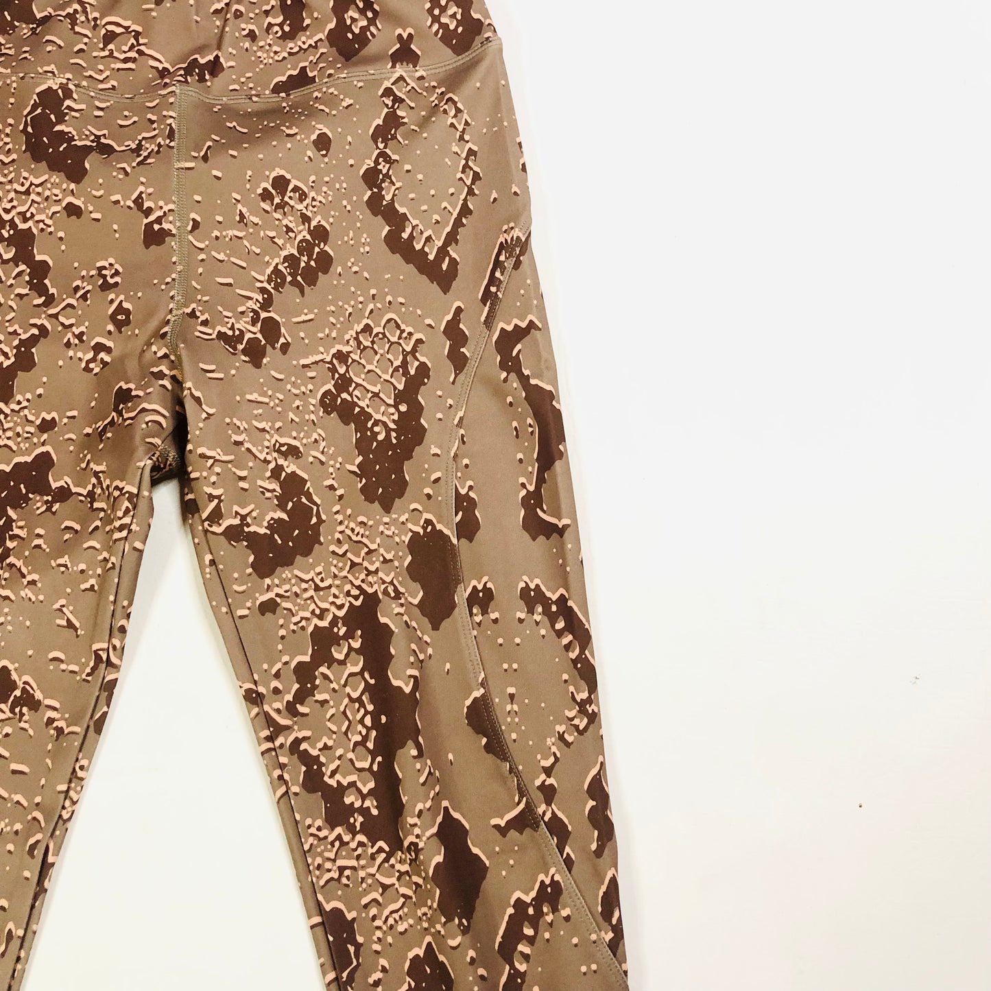 Asos 4505 Brown Animal Snakeskin Print Activewear Leggings Size 10