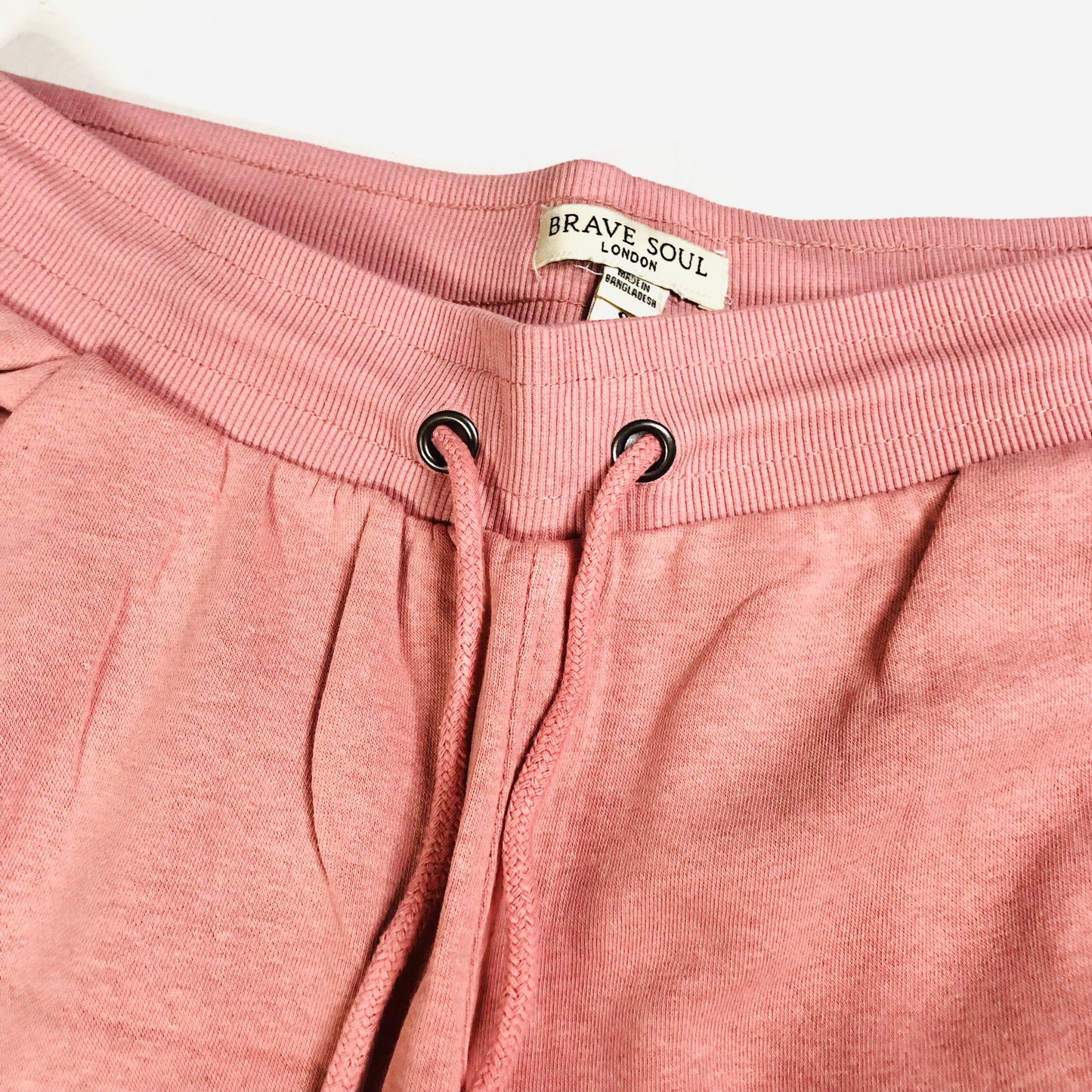 Brave Soul Light Pink Joggers Track Pant Lounge Wear Size Small (Uk 8/10)