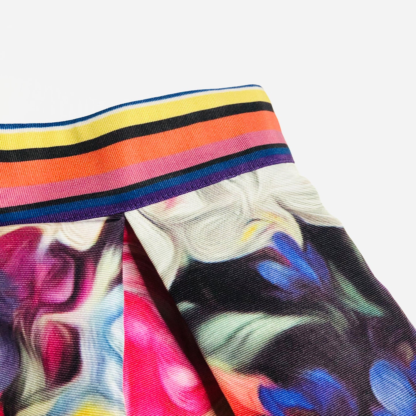 Ted Baker Kaideen Multi Coloured Floral Summer A-Line Mini Skirt Size 0 (6/8)