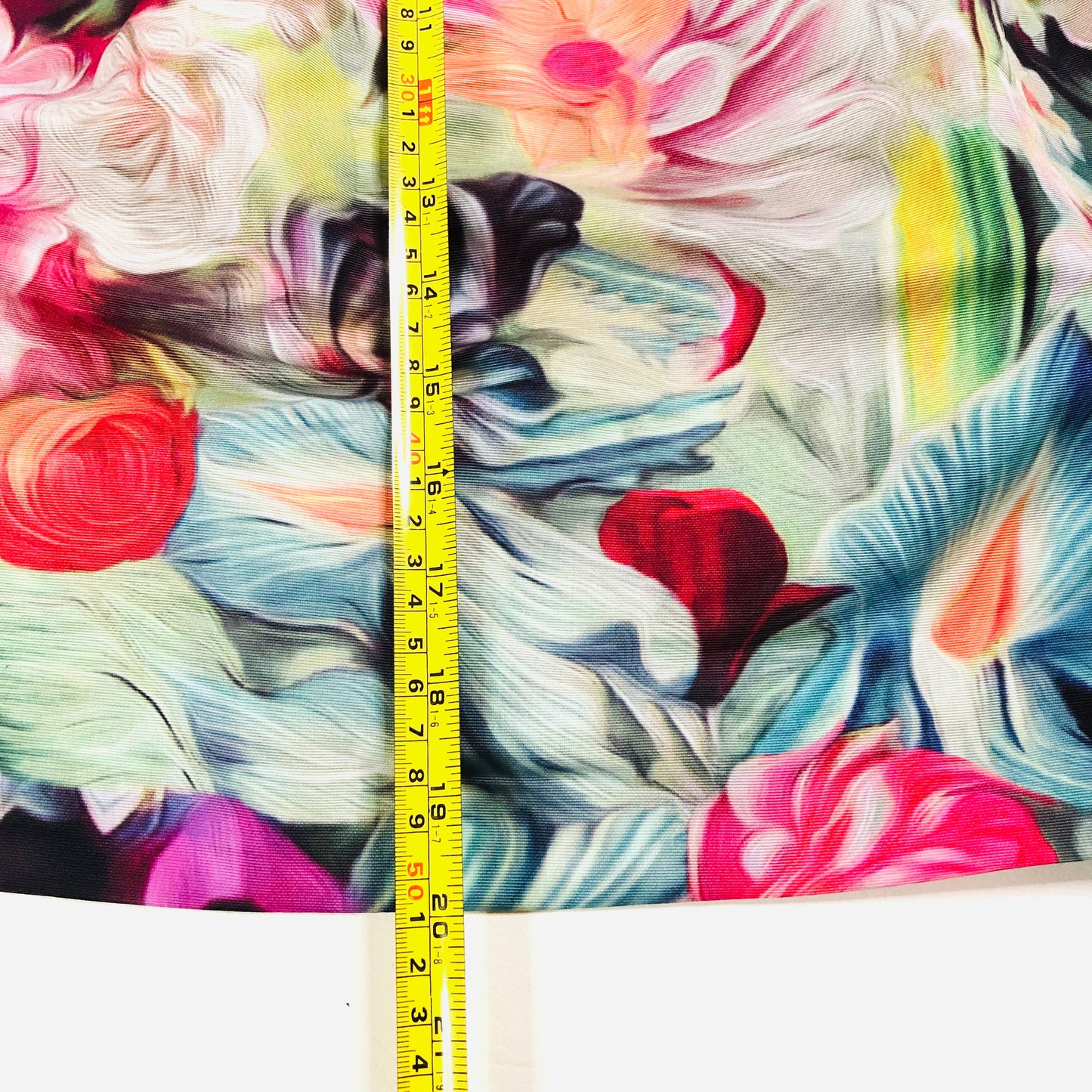 Ted Baker Kaideen Multi Coloured Floral Summer A-Line Mini Skirt Size 0 (6/8)