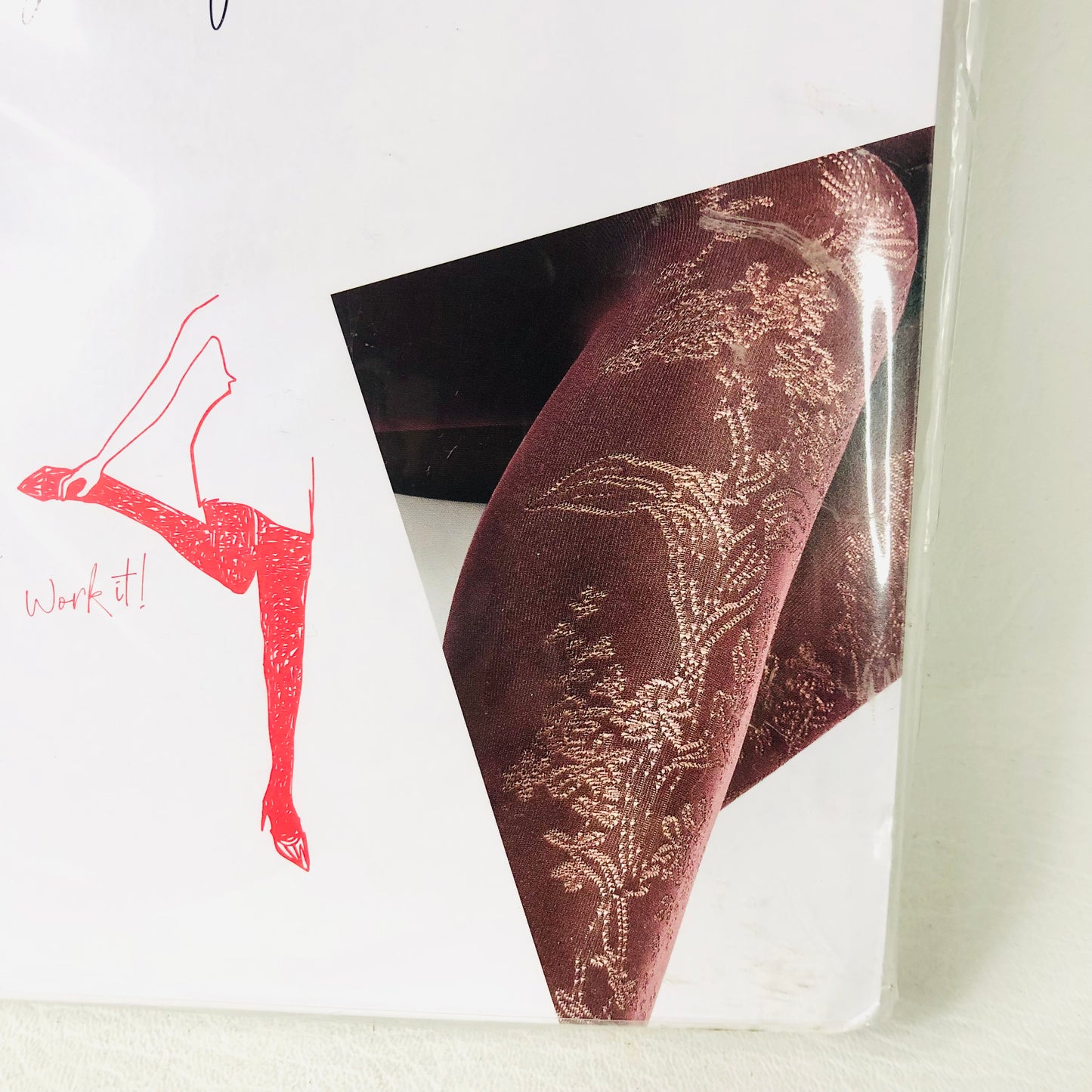 Wolford Studio Jungle Night Black floral Tights Extra Small NEW