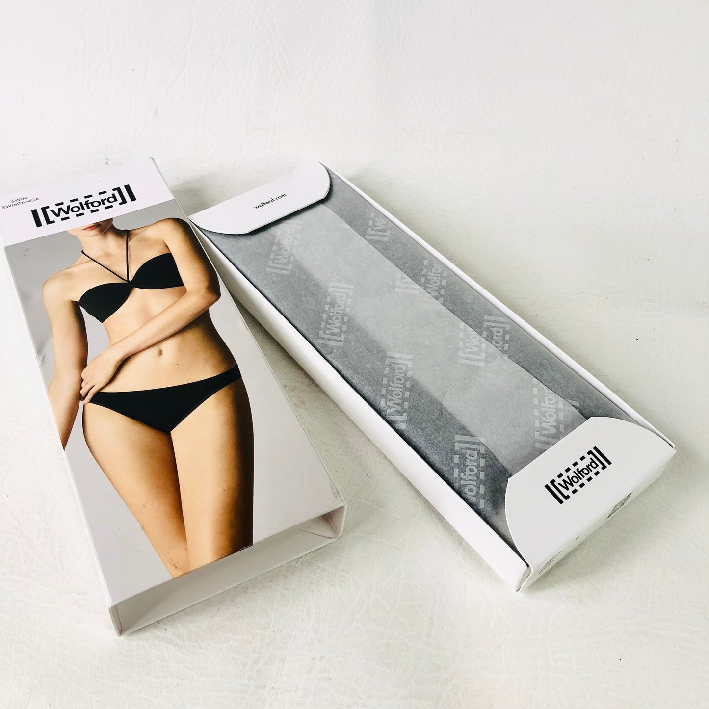 Wolford Black Bikini Swimtanga Seamless Bikini Bottoms NEW Size M UK 14-16 Boxed
