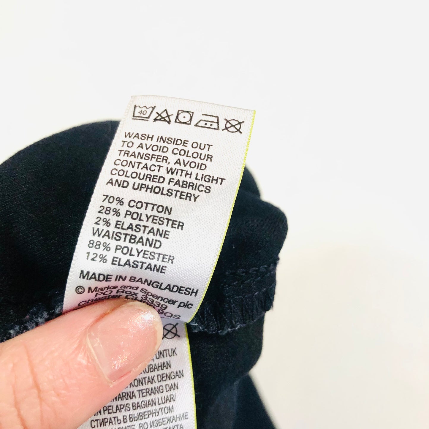 M&S Womens Marks and Spencer Indigo Dark Blue Jeggings Size 12 Medium