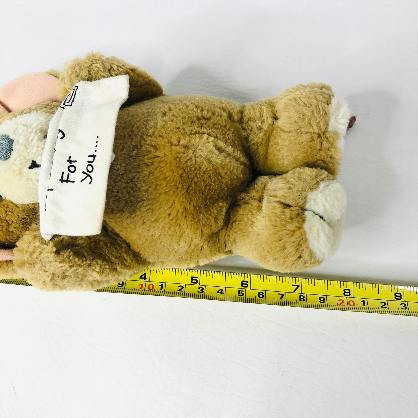 Vintage 1993 Paws For Thought Standing Mouse With Envelope Soft Plush Toy 7"