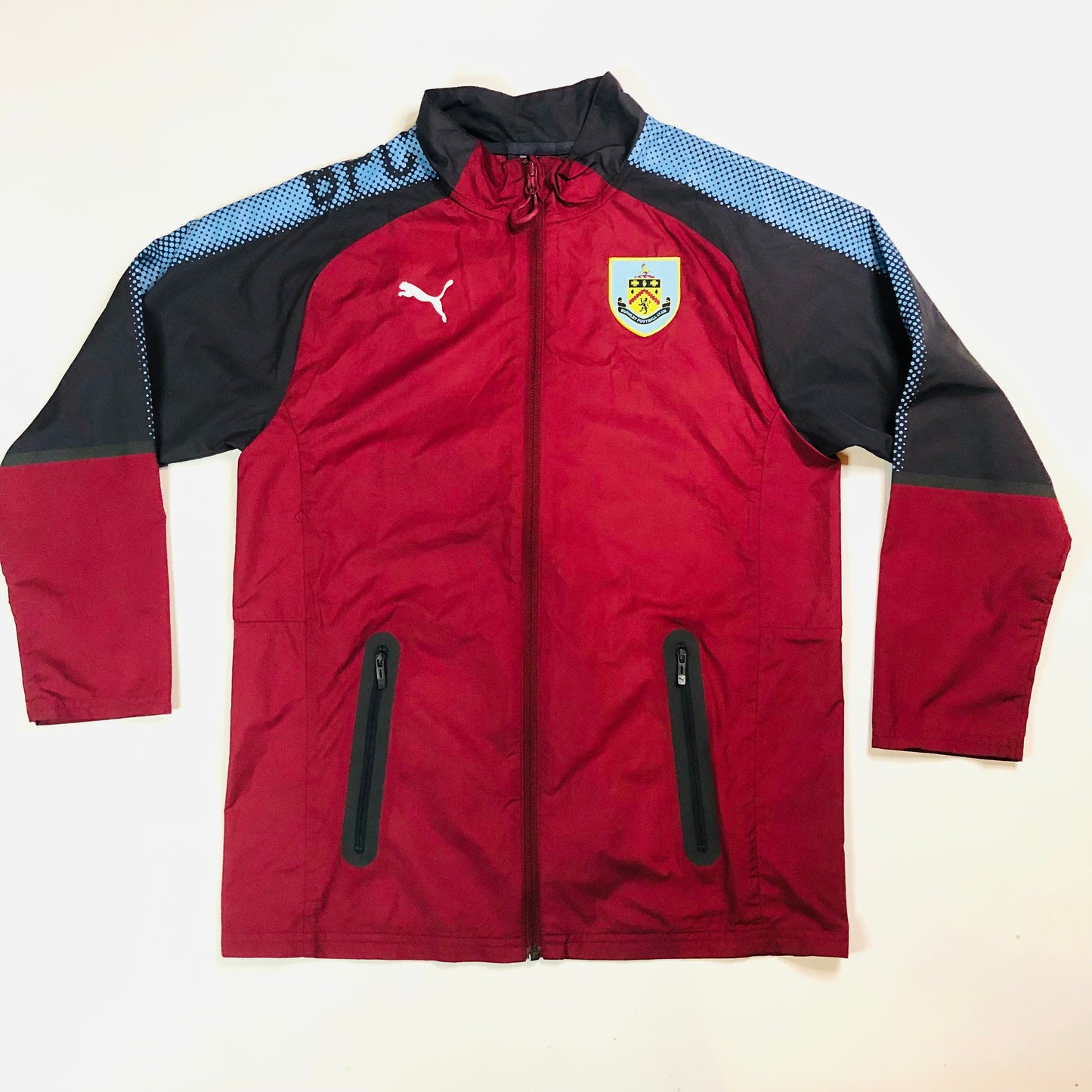 Puma Burnley Football Club (BFC) Claret Lightweight Training Jacket Windbreaker 13-14 Years