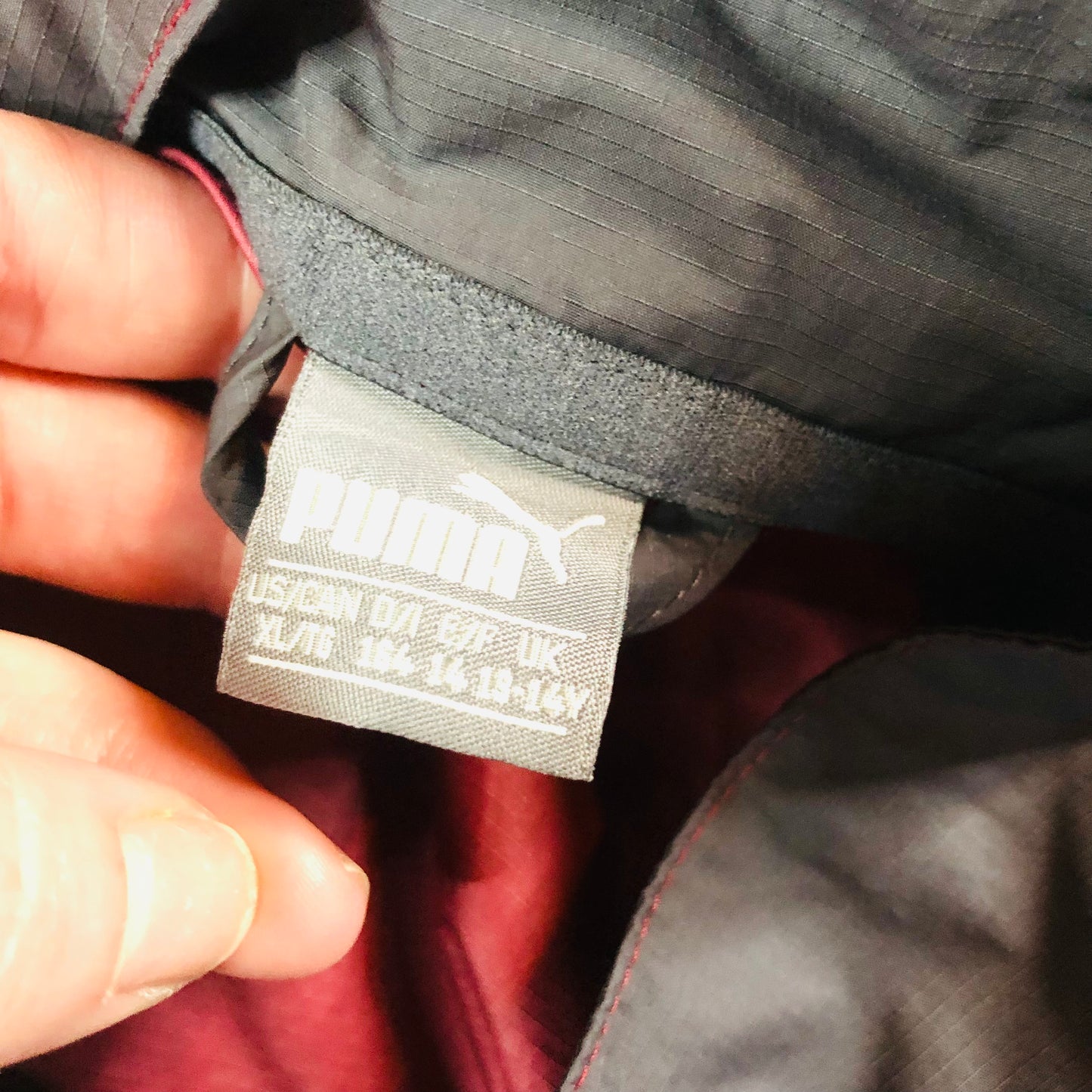 Puma Burnley Football Club (BFC) Claret Lightweight Training Jacket Windbreaker 13-14 Years
