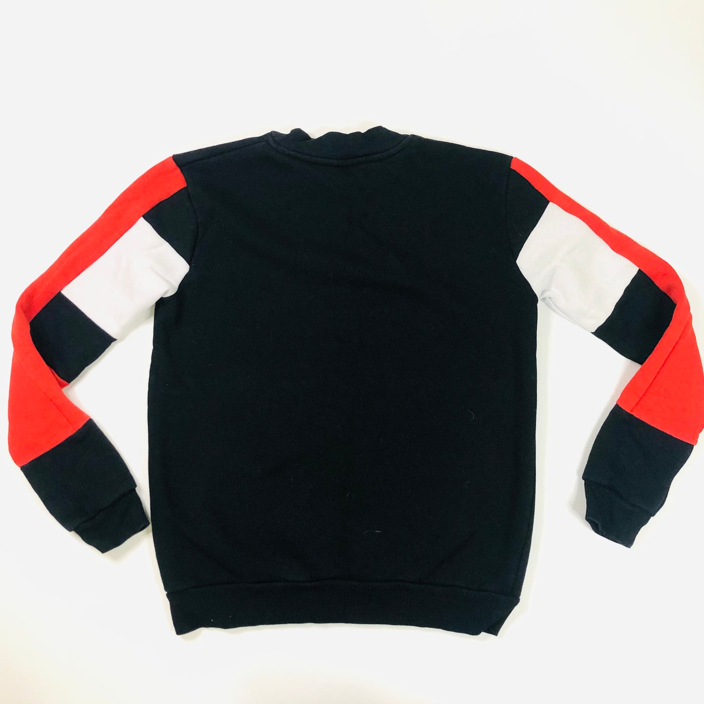 Hype Red White & Black Crew Neck Long Sleeve Jumper Size XS