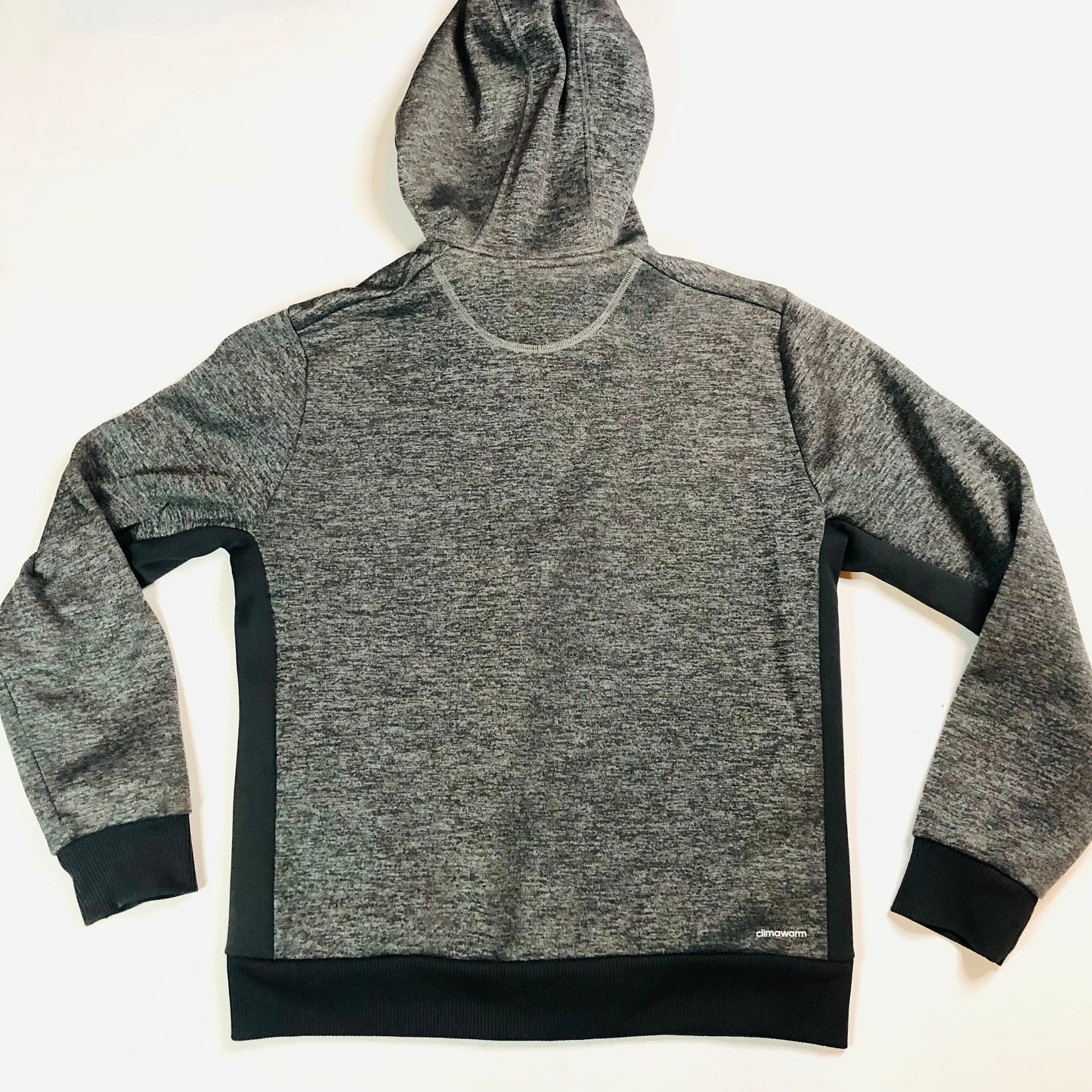 Adidas Prime Plus Graphic Zip Hoodie Jacket Grey Colourblock Age 11-13 Years