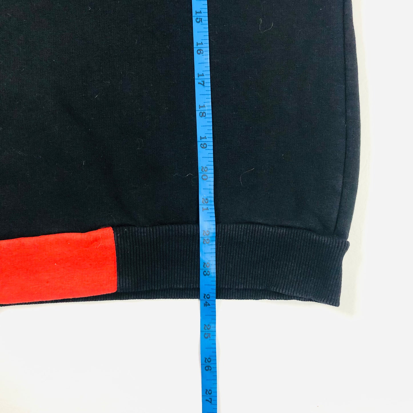 Hype Red White & Black Crew Neck Long Sleeve Jumper Size XS