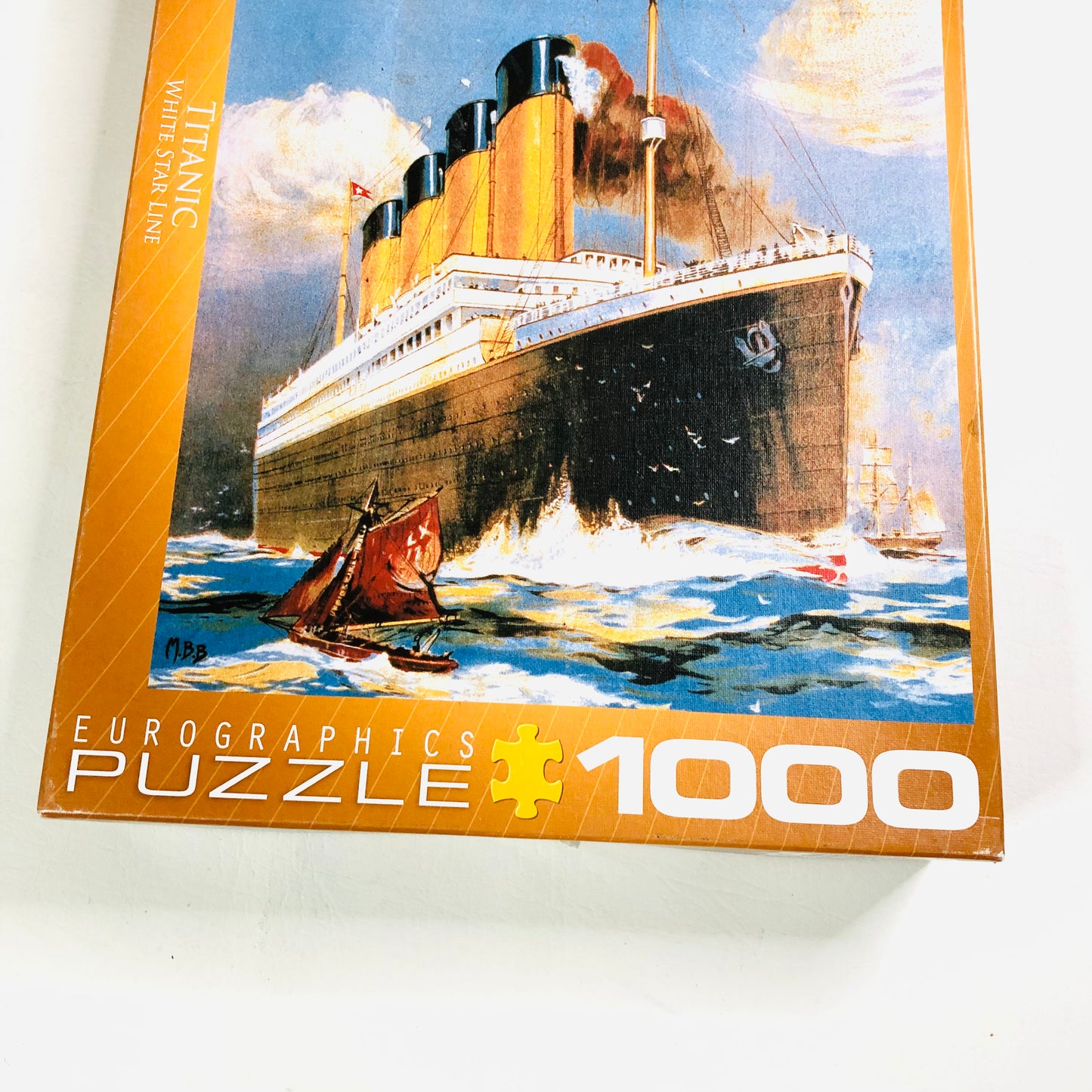 Titanic White Star Line 1000 Piece Jigsaw Puzzle by Eurographics Vintage Poster 68cm x 49cm
