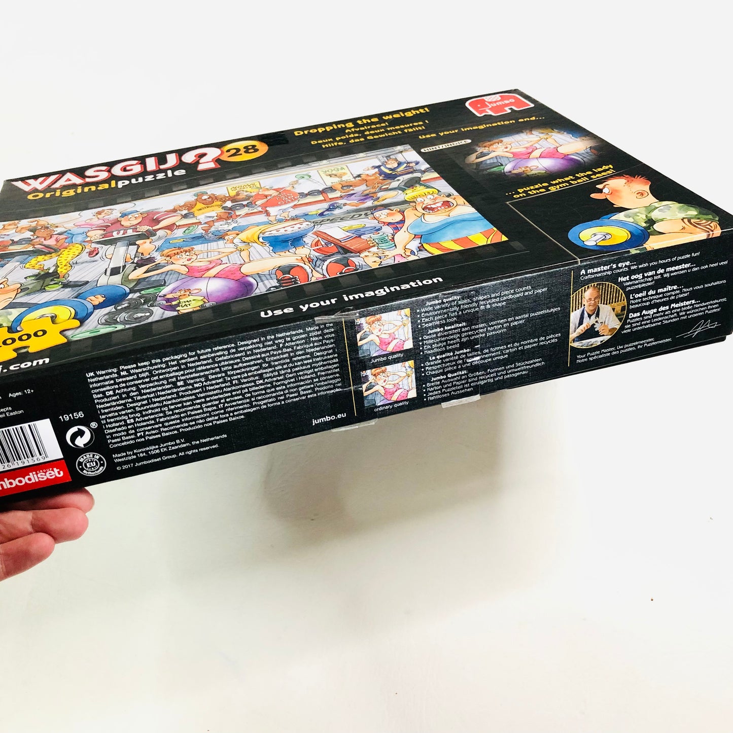 Wasgij Original Puzzle No 28 "Dropping The Weight" 1000 Piece Jigsaw Puzzle
