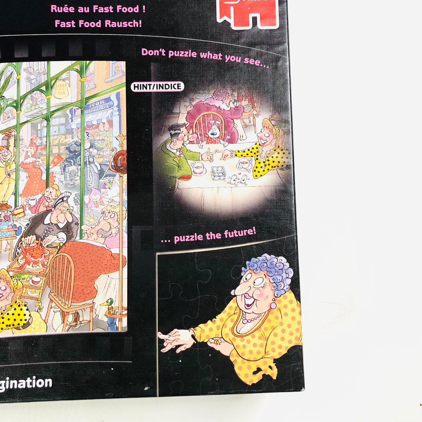WASGIJ Destiny Puzzle No. 18 – Fast Food Frenzy! 1000 Piece Jigsaw 100% Complete