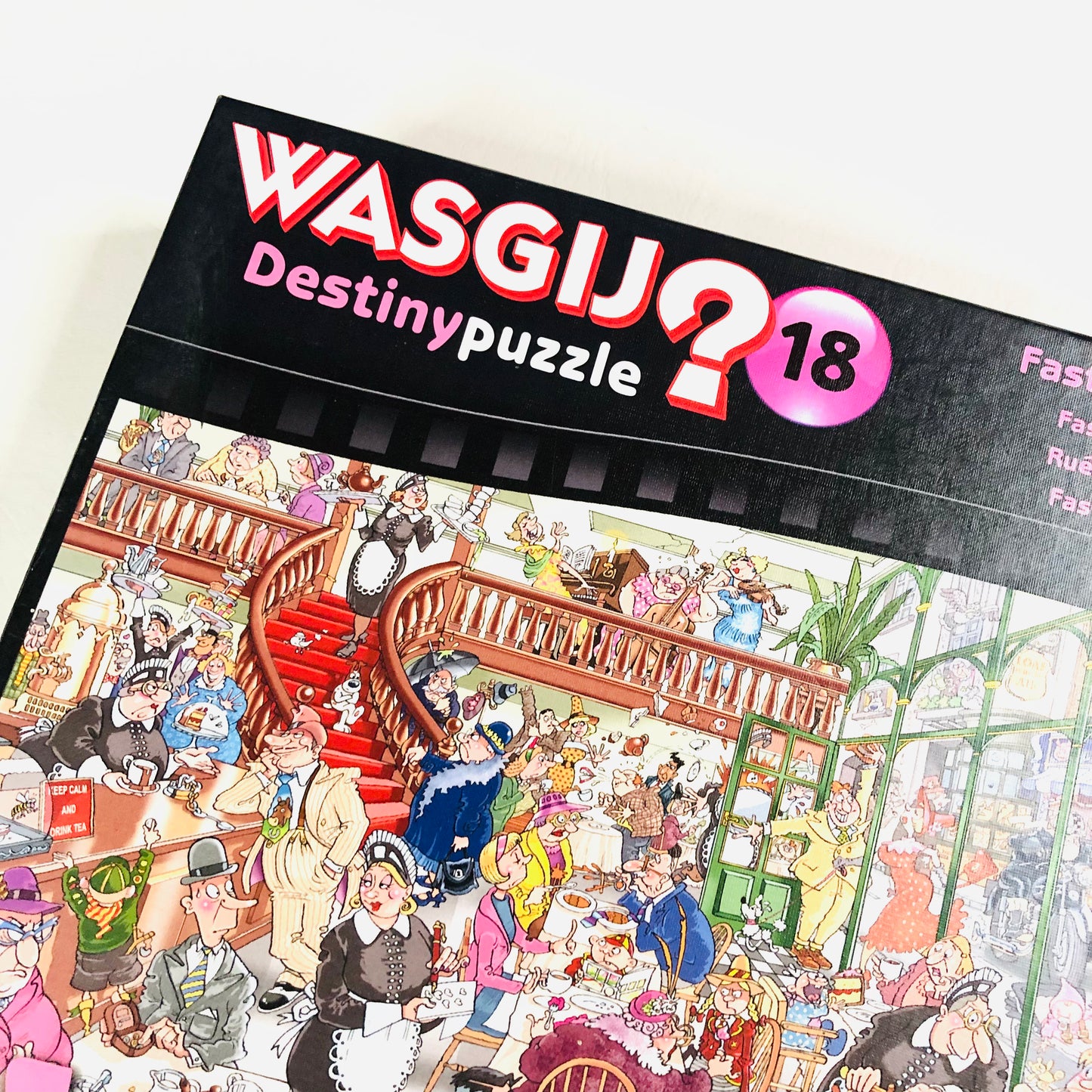 WASGIJ Destiny Puzzle No. 18 – Fast Food Frenzy! 1000 Piece Jigsaw 100% Complete