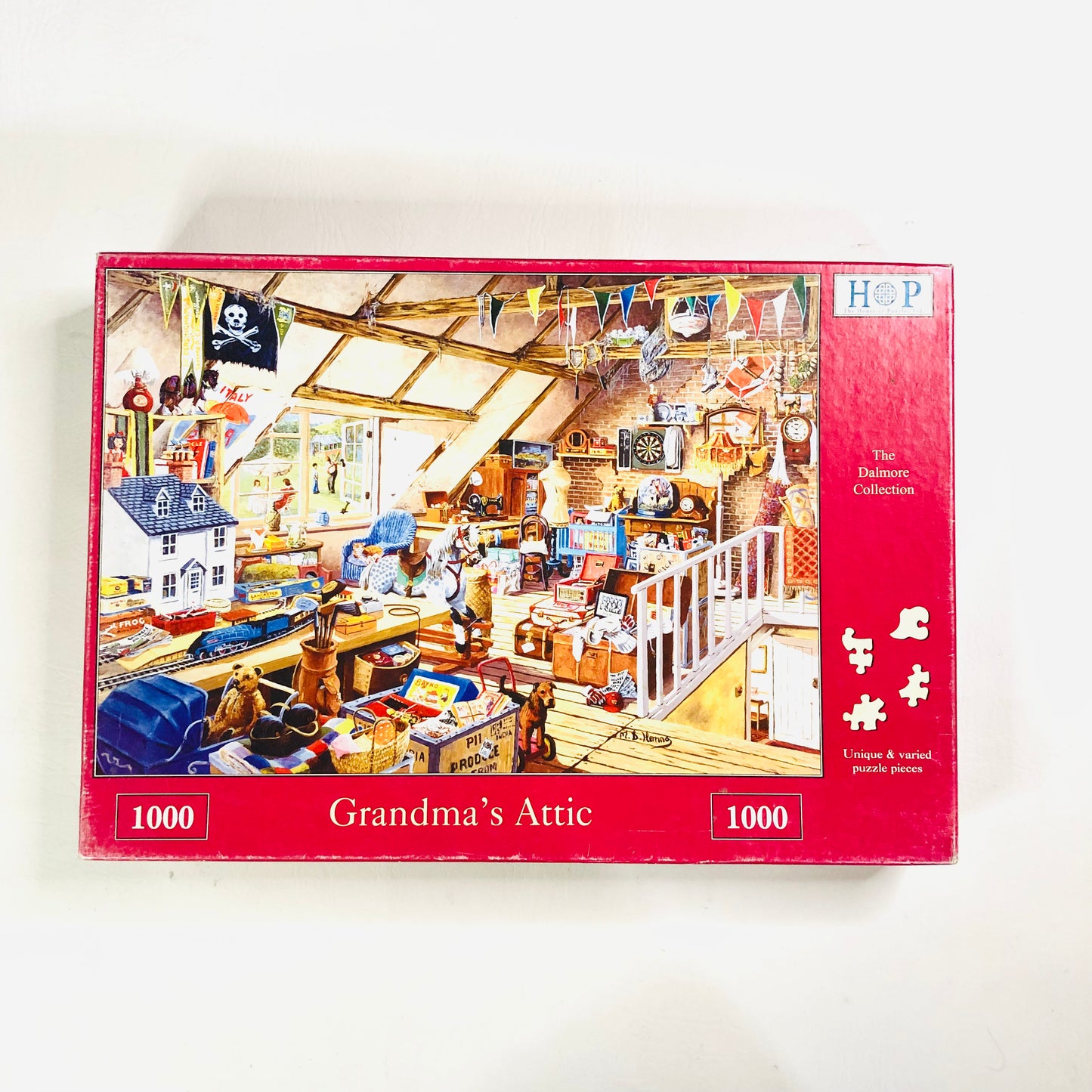 HOP House Of Puzzles Grandma’s Attic 1000 Piece Jigsaw Puzzle - 100% Complete