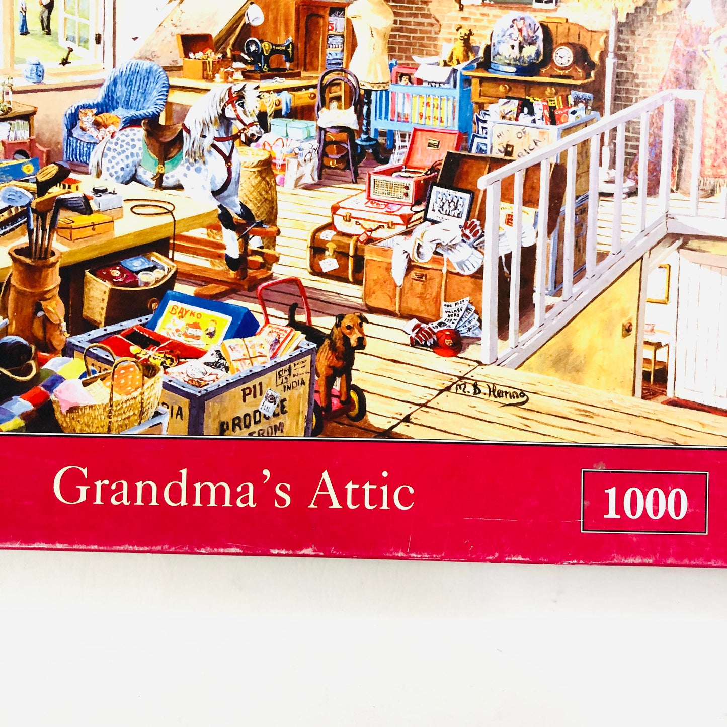 HOP House Of Puzzles Grandma’s Attic 1000 Piece Jigsaw Puzzle - 100% Complete