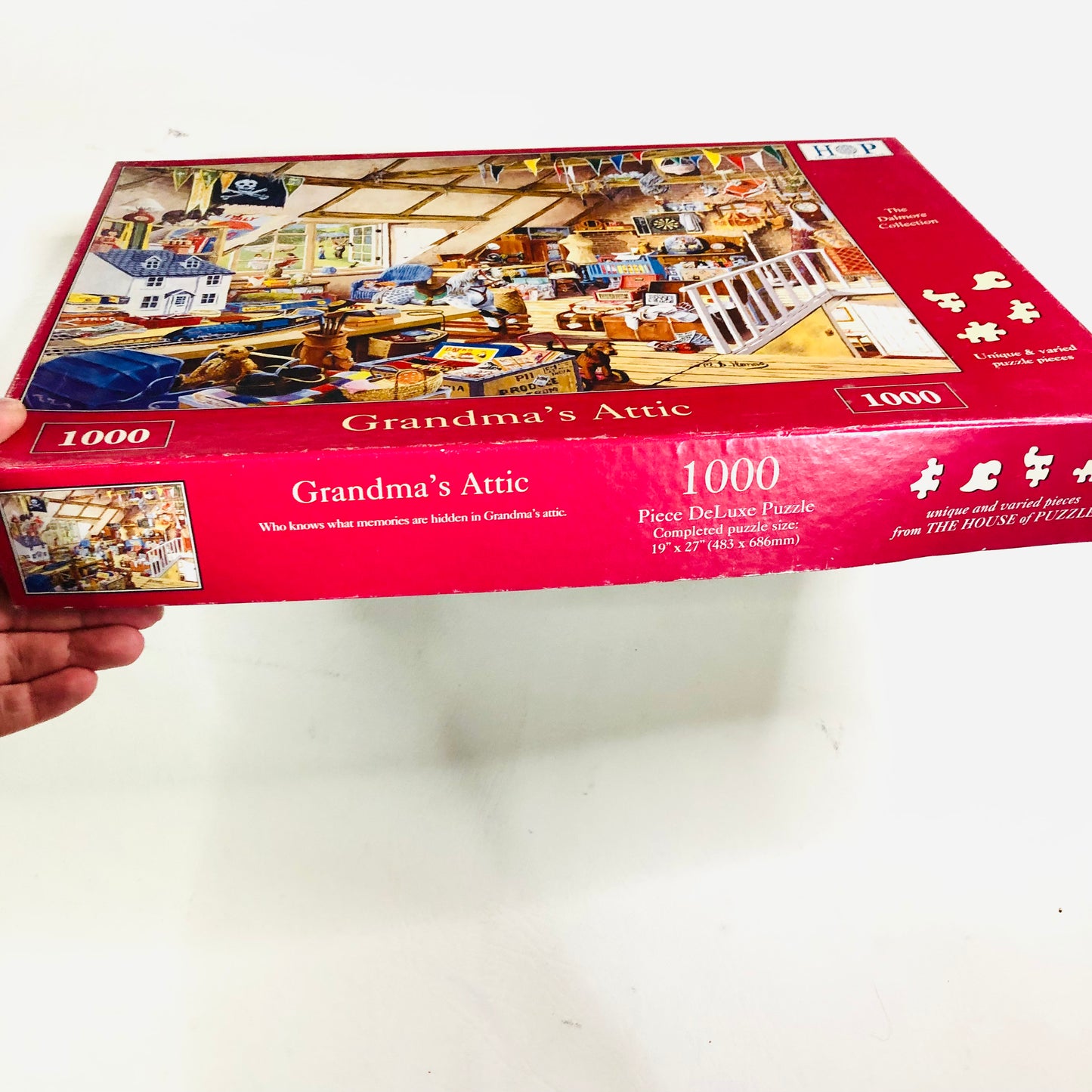 HOP House Of Puzzles Grandma’s Attic 1000 Piece Jigsaw Puzzle - 100% Complete