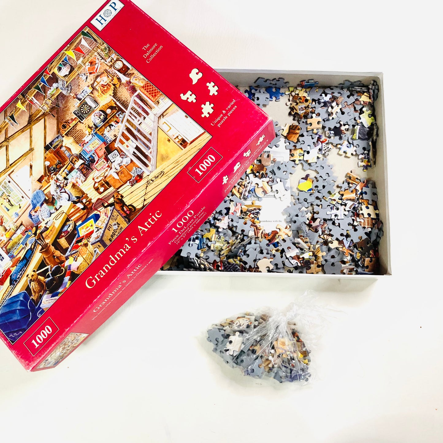HOP House Of Puzzles Grandma’s Attic 1000 Piece Jigsaw Puzzle - 100% Complete