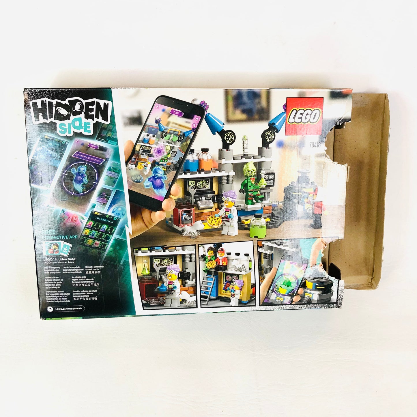 Lego Hidden Side: J.B's Ghost Lab (70418) Complete 100% Complete 1/2 Unopened