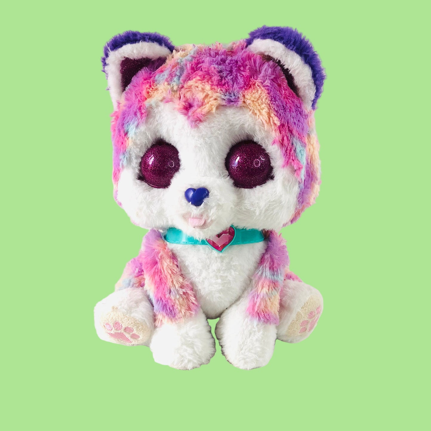 VTech Hope The Rainbow Husky Dog Pink Interactive Soft Plush Toy Only - Working