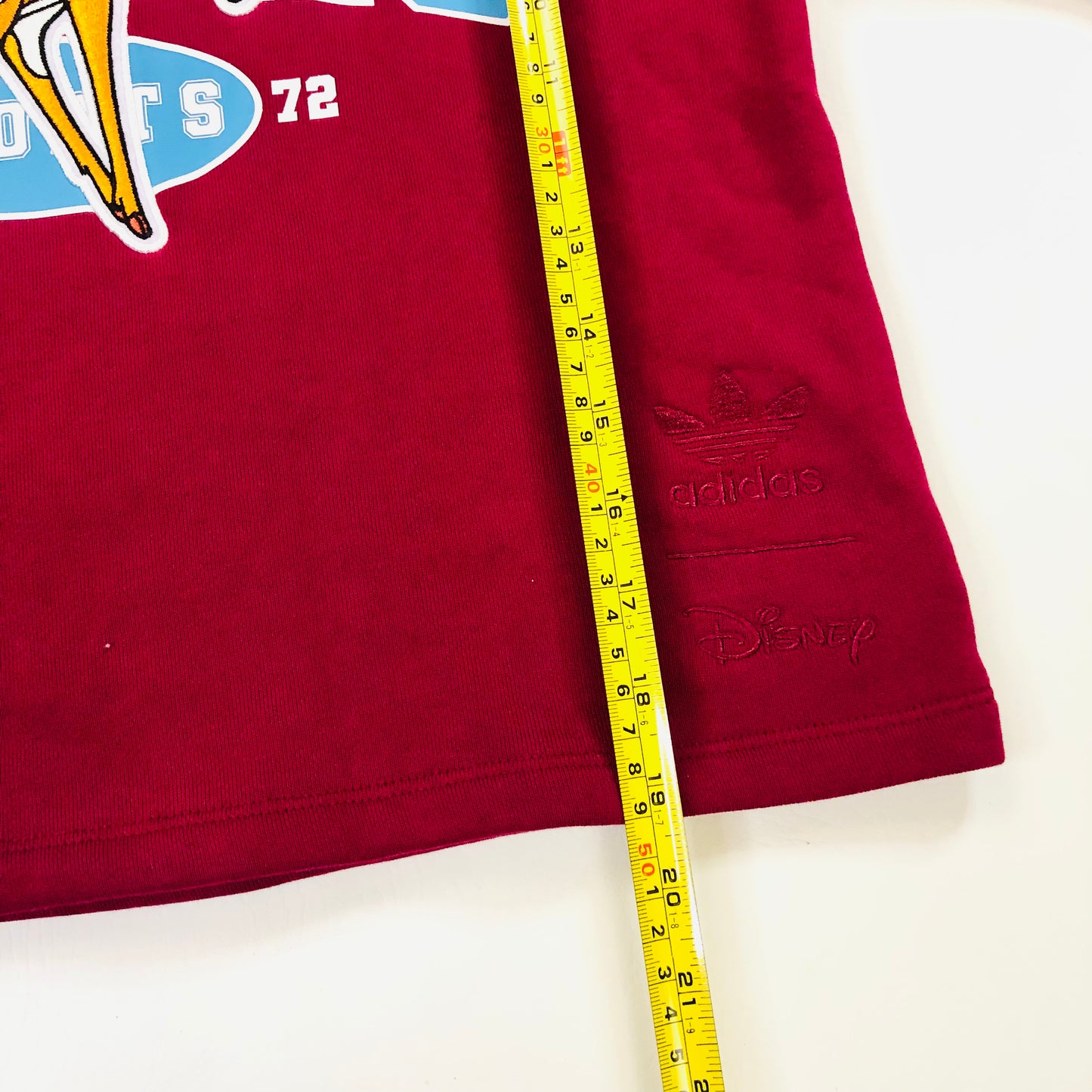 Adidas Originals X Disney Bambi Hoodie Sweatshirt Cropped HE6875 Burgundy Size 6