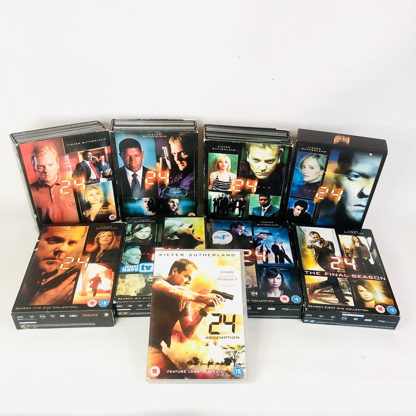 24 Seasons 1-8 + Redemption Complete Dvd Boxset TV Series (1 2 3 4 5 6 7 8)