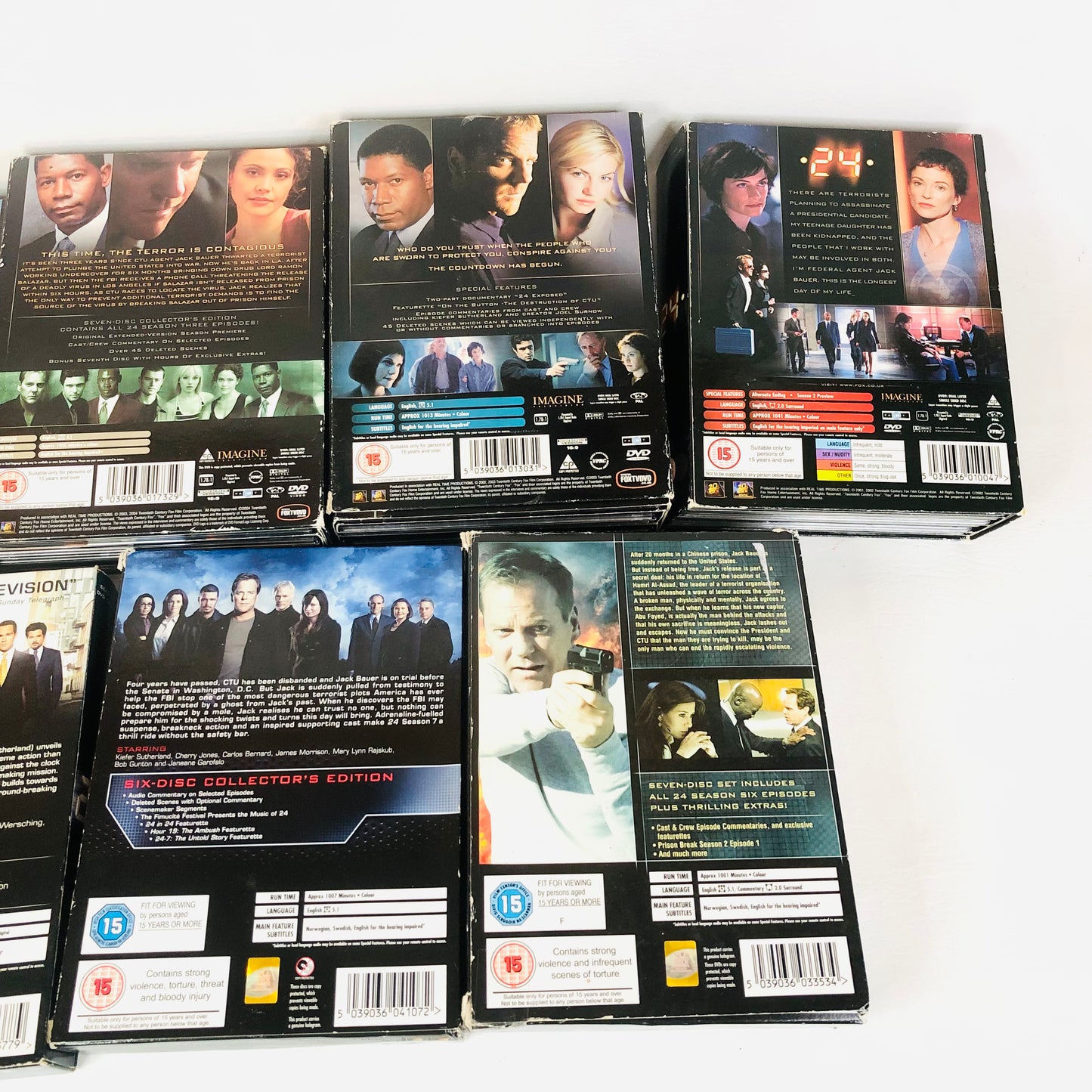24 Seasons 1-8 + Redemption Complete Dvd Boxset TV Series (1 2 3 4 5 6 7 8)