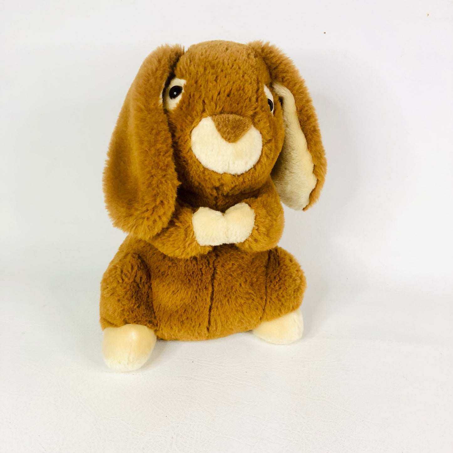 Tesco Soft Toys - Pair of Plush Stuffed Rabbits - Brown & Grey - Cute & Cuddly