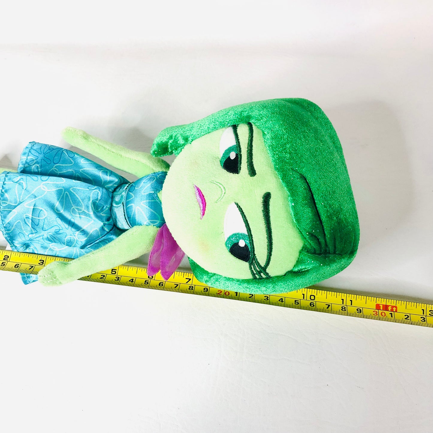 Disney Store Genuine Authentic Disgust Plush Soft Toy Doll Inside Out Movie 11”
