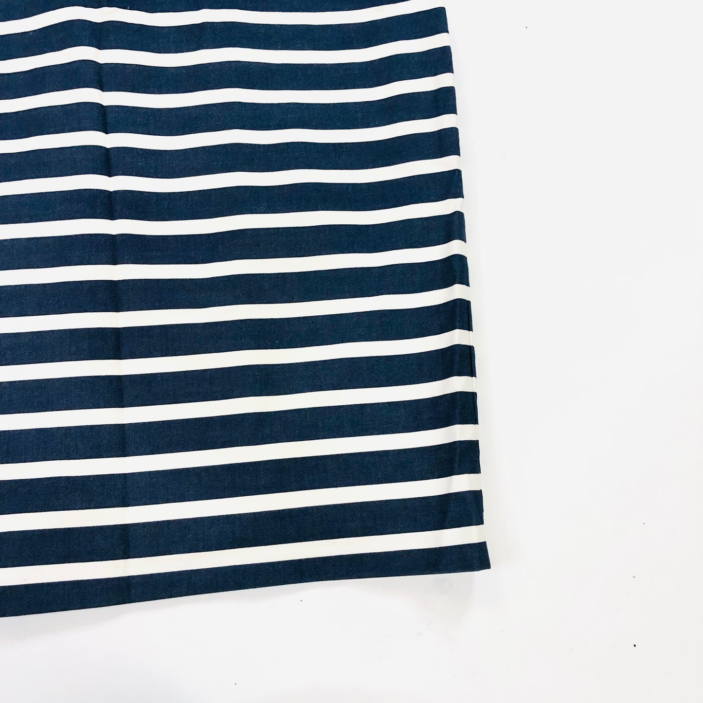 Phase Eight Blue & White Striped Nautical Pencil Wiggle Dress Size 14 Cotton