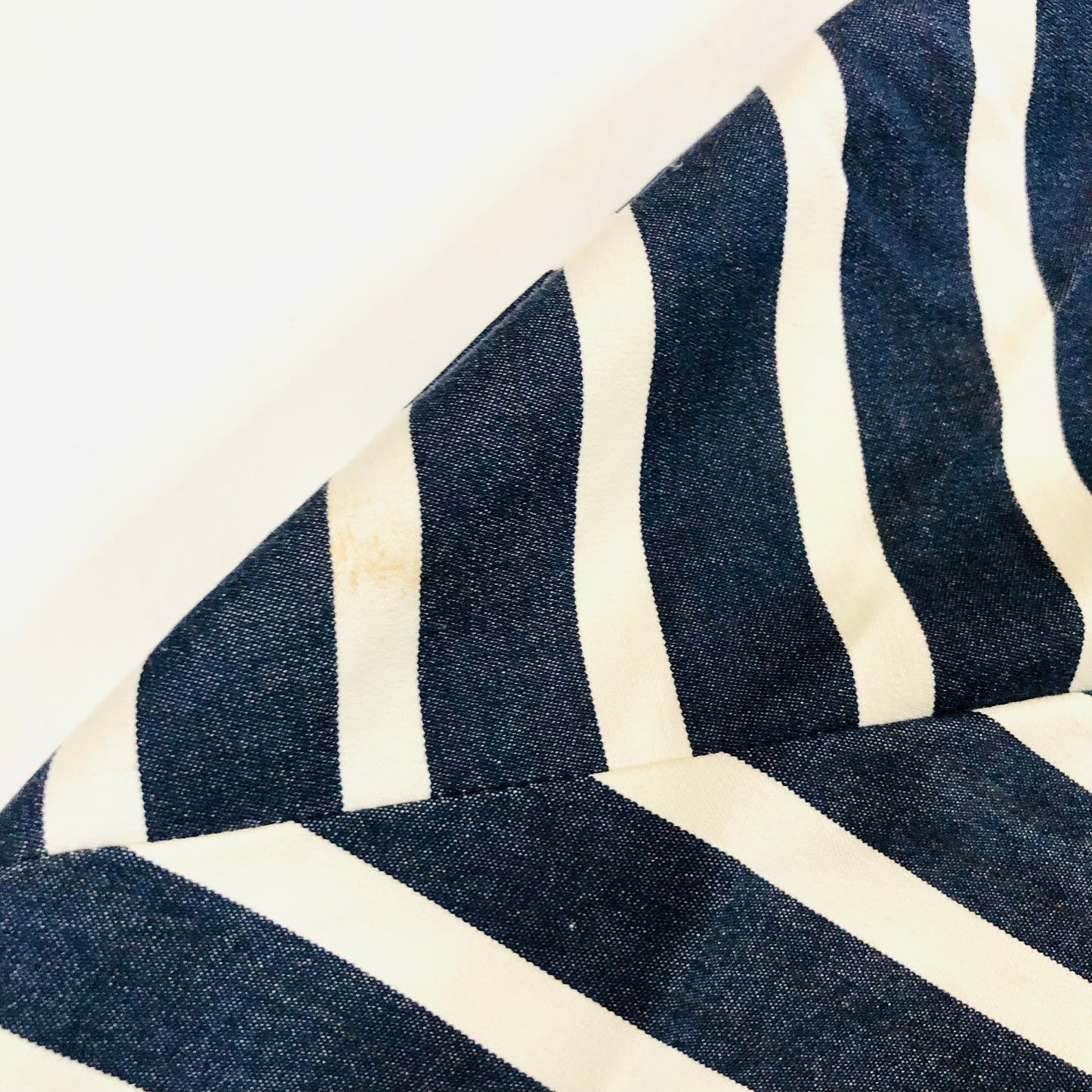 Phase Eight Blue & White Striped Nautical Pencil Wiggle Dress Size 14 Cotton