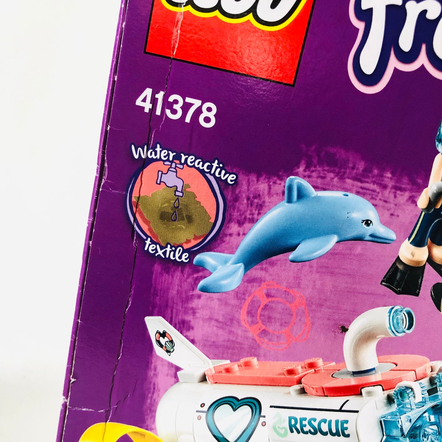 LEGO FRIENDS: Dolphins Rescue Mission (41378) 100% Complete With Instructions & Minifigures & Box