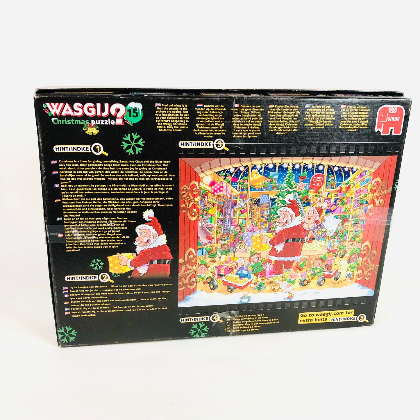 Wasgij Jigsaw 15 Santa's Unexpected Delivery Christmas Puzzle - 2 x 1000 Pieces