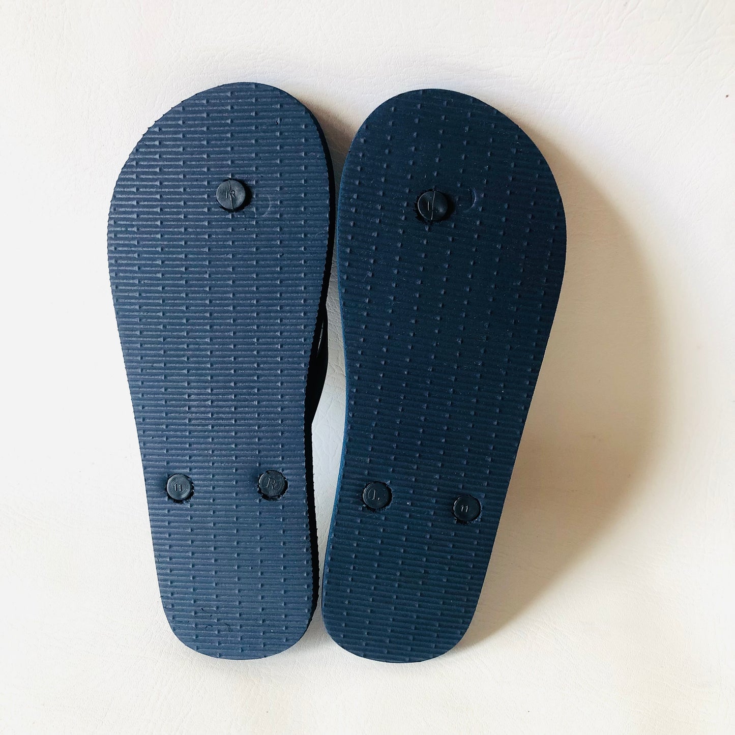 Tokyo Laundry Mens Navy Blue & Black Flip Flop Sandals Size Medium (UK 8-9) NEW