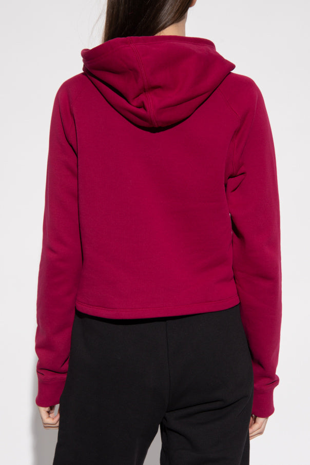 Adidas Originals X Disney Bambi Hoodie Sweatshirt Cropped HE6875 Burgundy Size 6