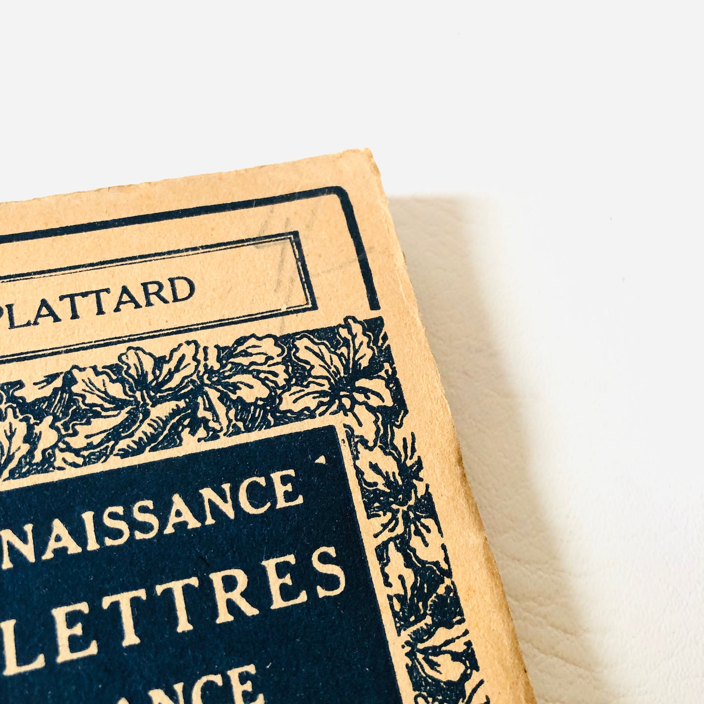 Vintage La Renaissance Des Lettres En France Jean Plattard Collection Armand Colin 1947 Book