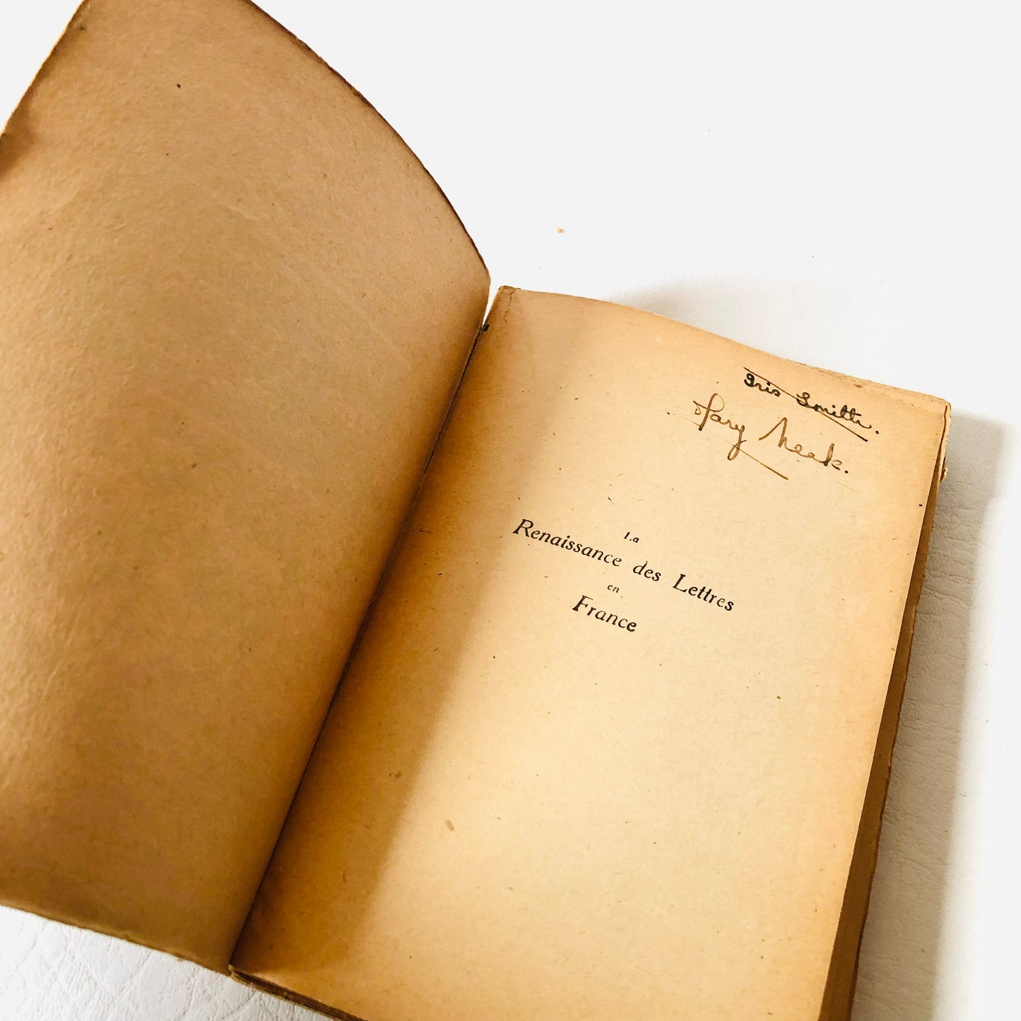 Vintage La Renaissance Des Lettres En France Jean Plattard Collection Armand Colin 1947 Book