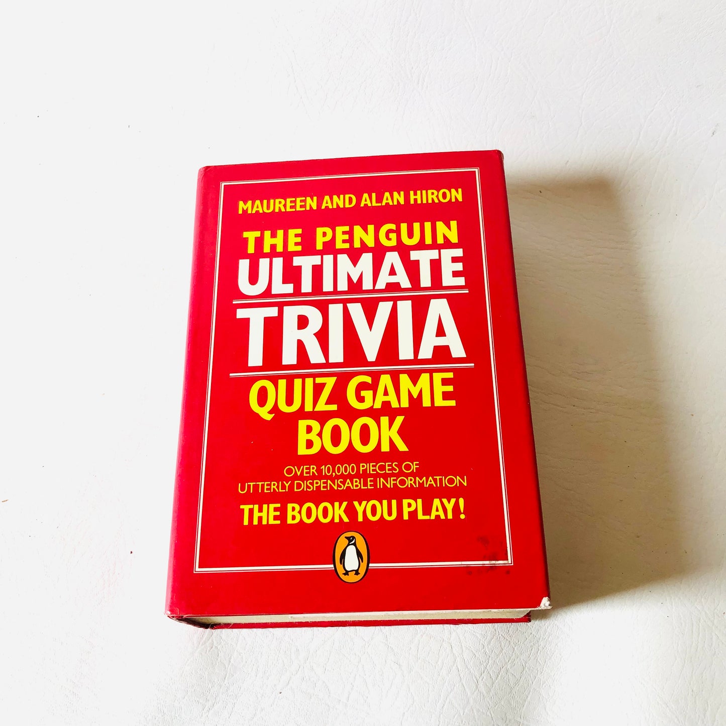 The Penguin Ultimate Trivia Quiz Game Book Maureen And Alan Hiron Hardcover 1984