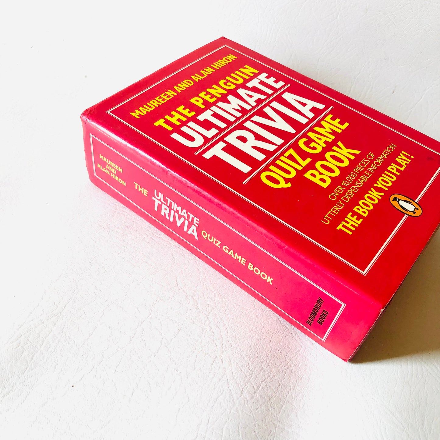 The Penguin Ultimate Trivia Quiz Game Book Maureen And Alan Hiron Hardcover 1984