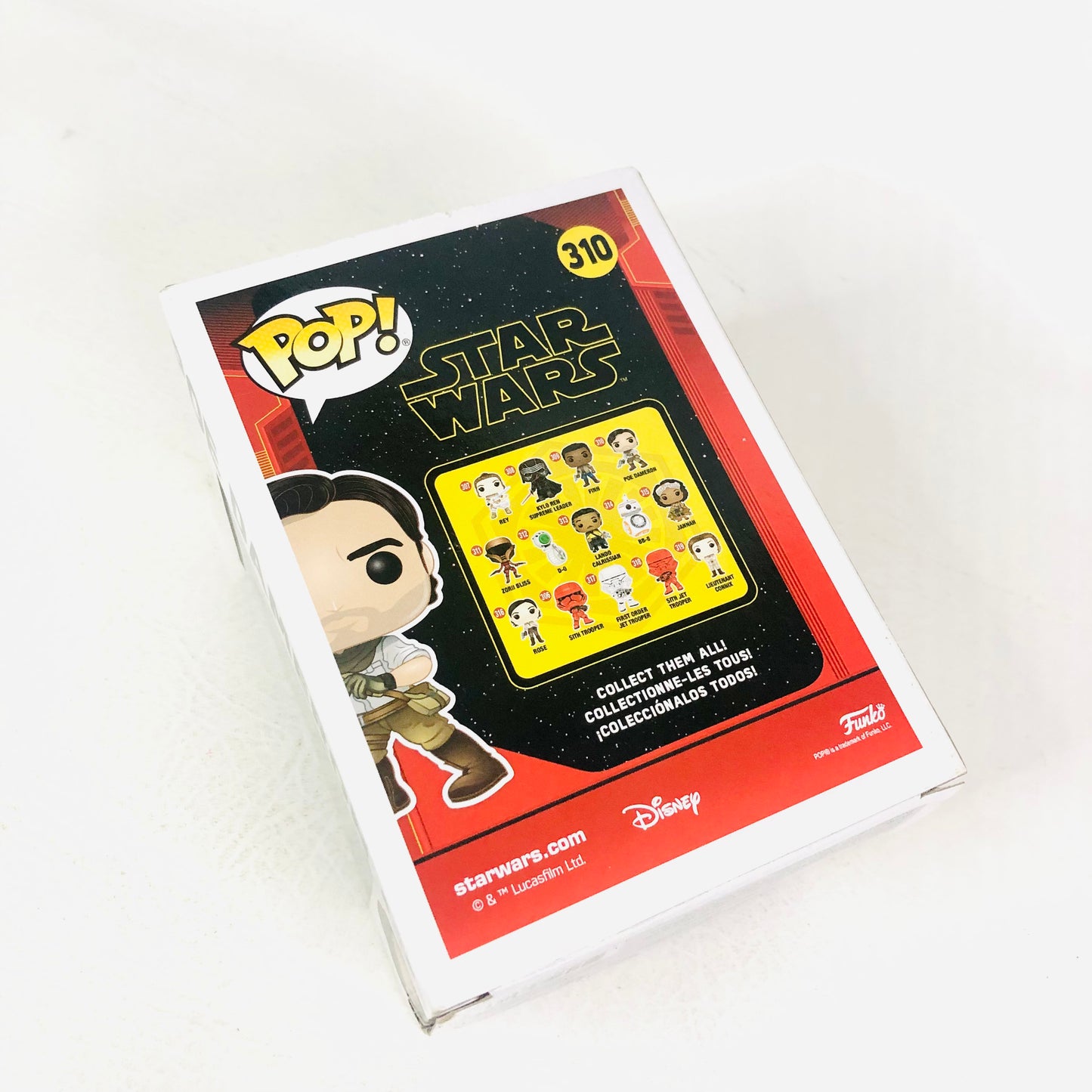 Poe Dameron Star Wars Funko Pop! Vinyl Toy Bobble Figure #310 Movies