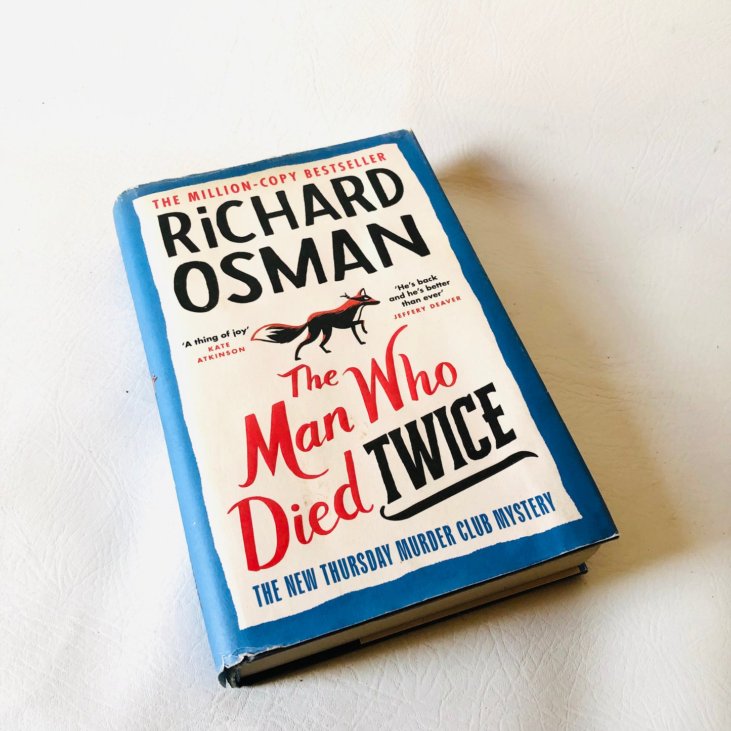 The Man Who Died Twice - Richard Osman Hardcover 1st Edition 9th Impression Book