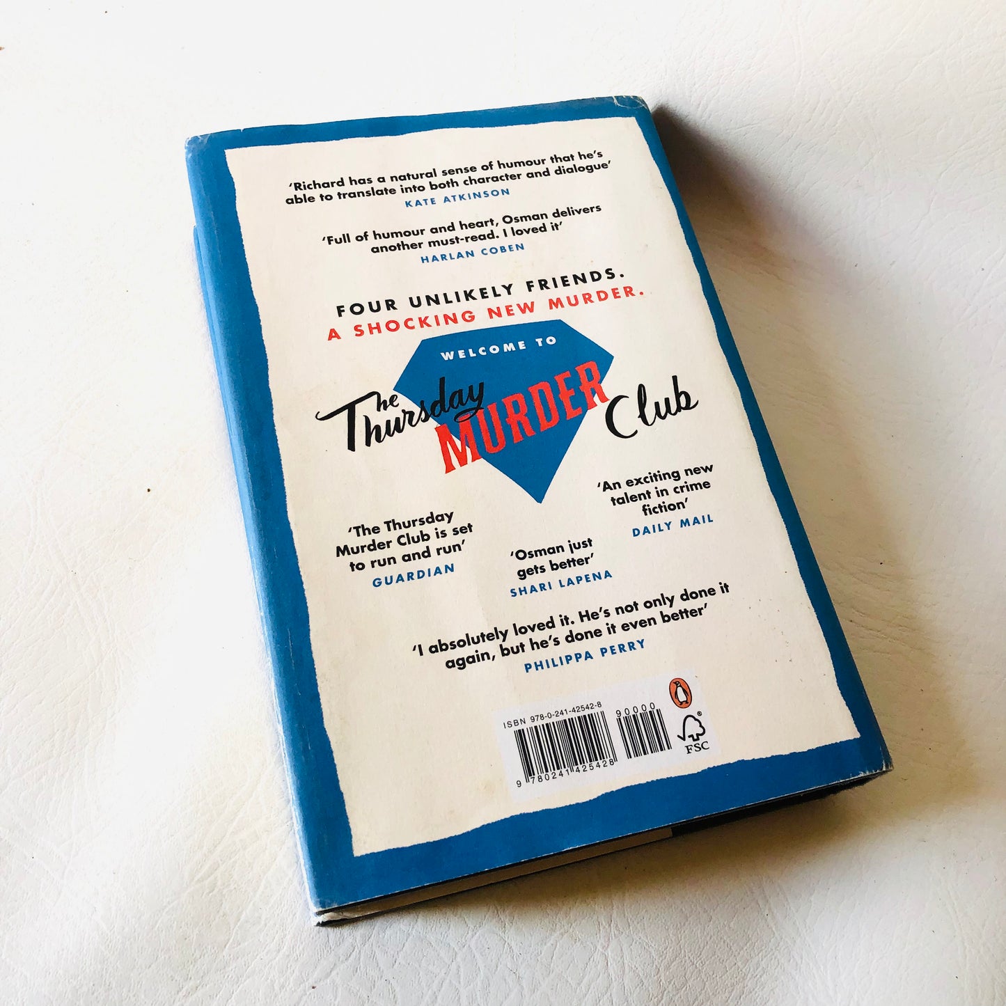 The Man Who Died Twice - Richard Osman Hardcover 1st Edition 9th Impression Book