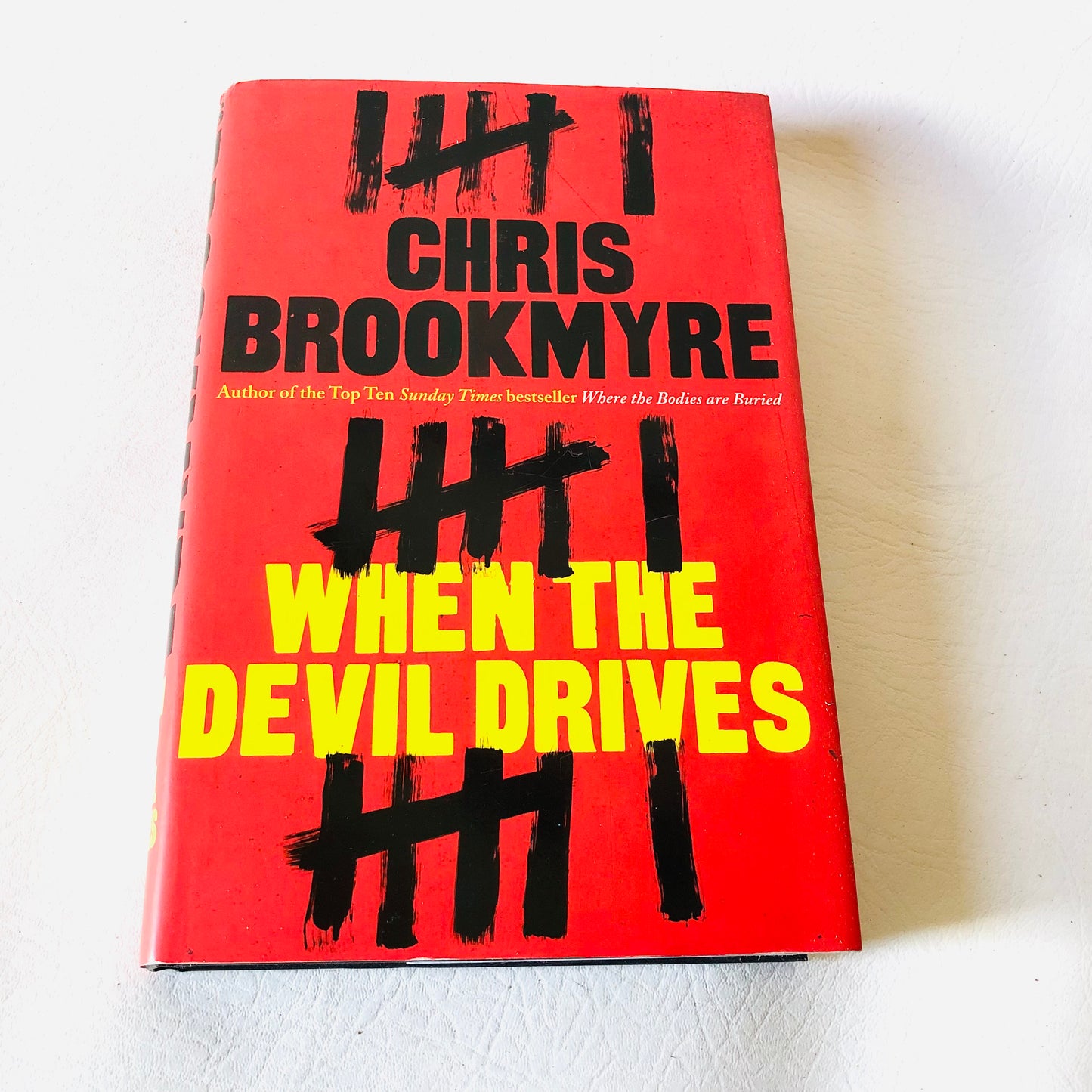 When The Devil Drives By Chris Brookmyre Hardback Book Crime Novel 2012