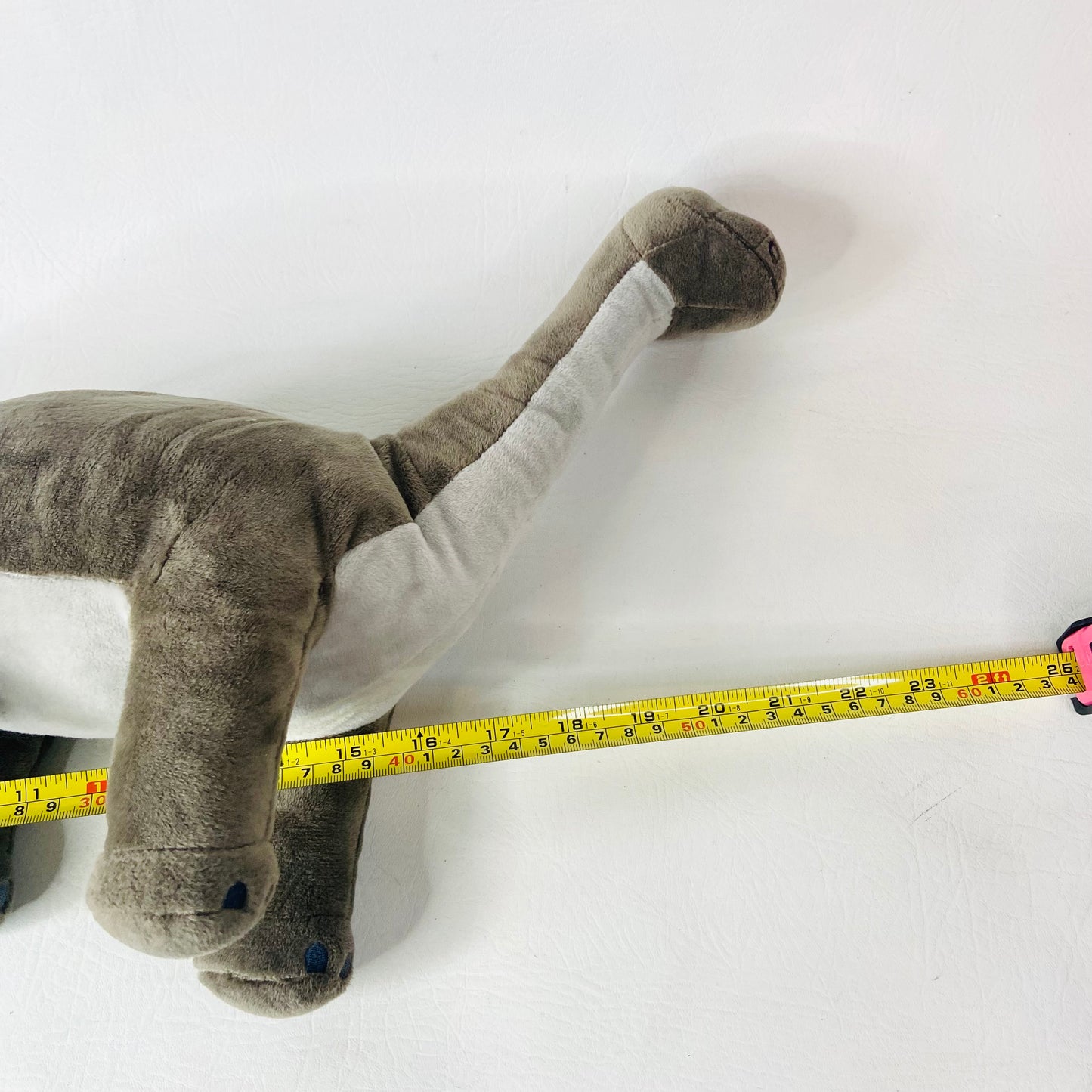 IKEA Jattelik Dinosaur Green Brown Plush Soft Toy 22” Brontosaurus