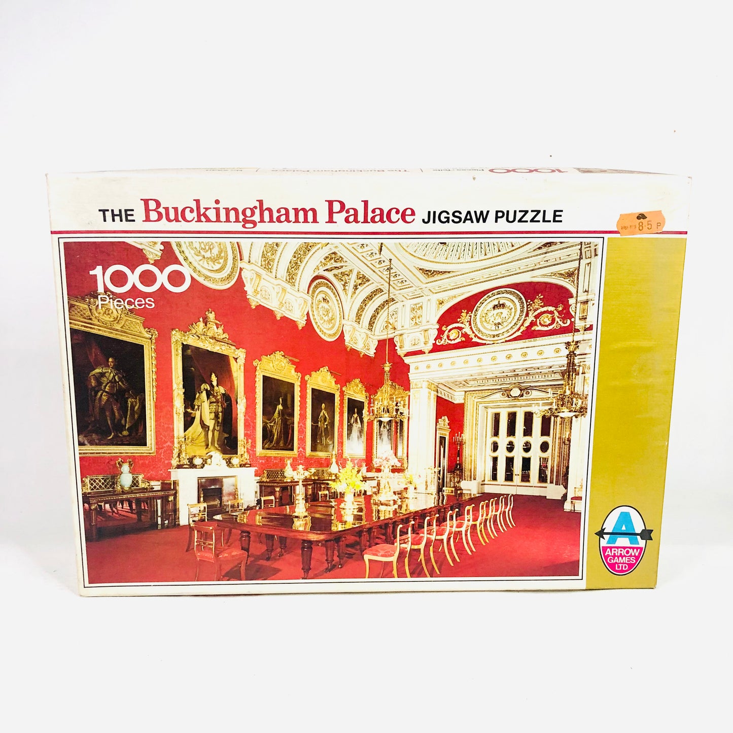 Vintage Buckingham Palace Jigsaw Puzzle 1000 Pieces - The State Dining Room - Arrow Games LTD